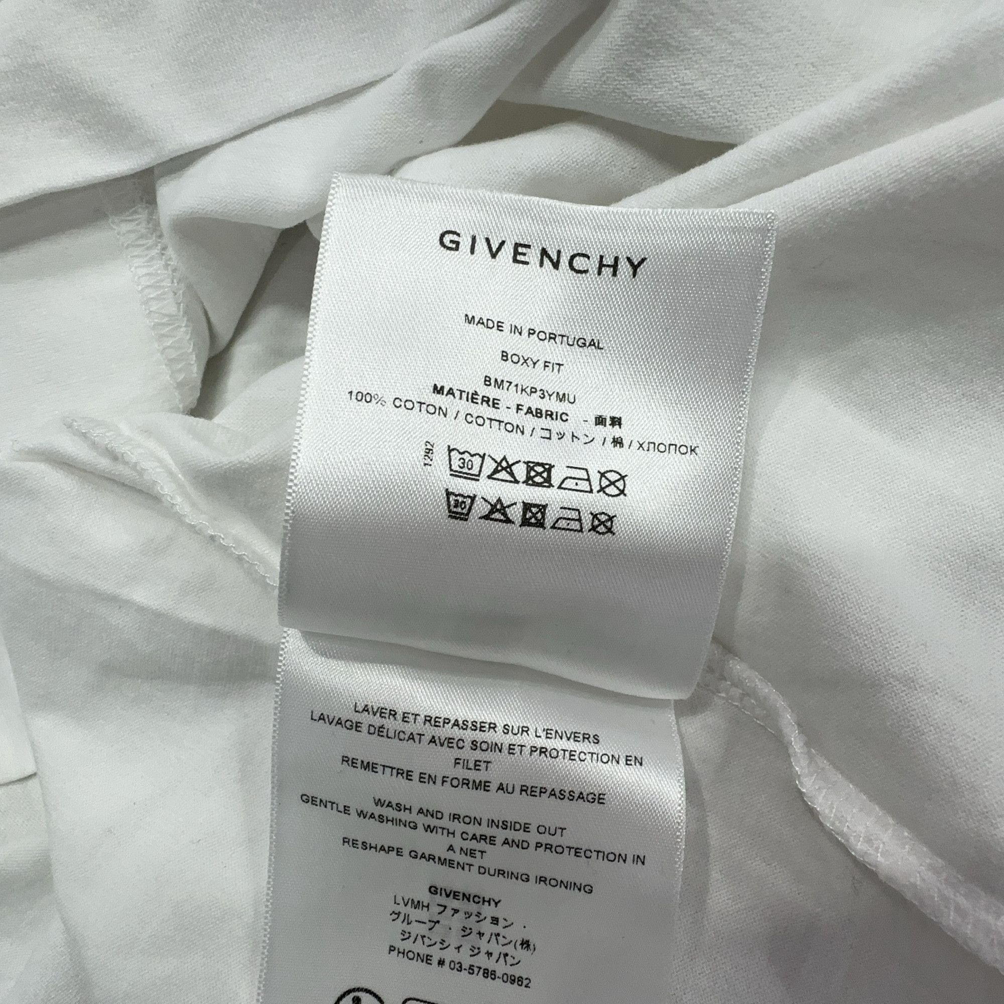 Givenchy Givenchy Floral Logo Long Sleeve T-Shirt Size L Size US L / EU 52-54 / 3 - 6 Thumbnail