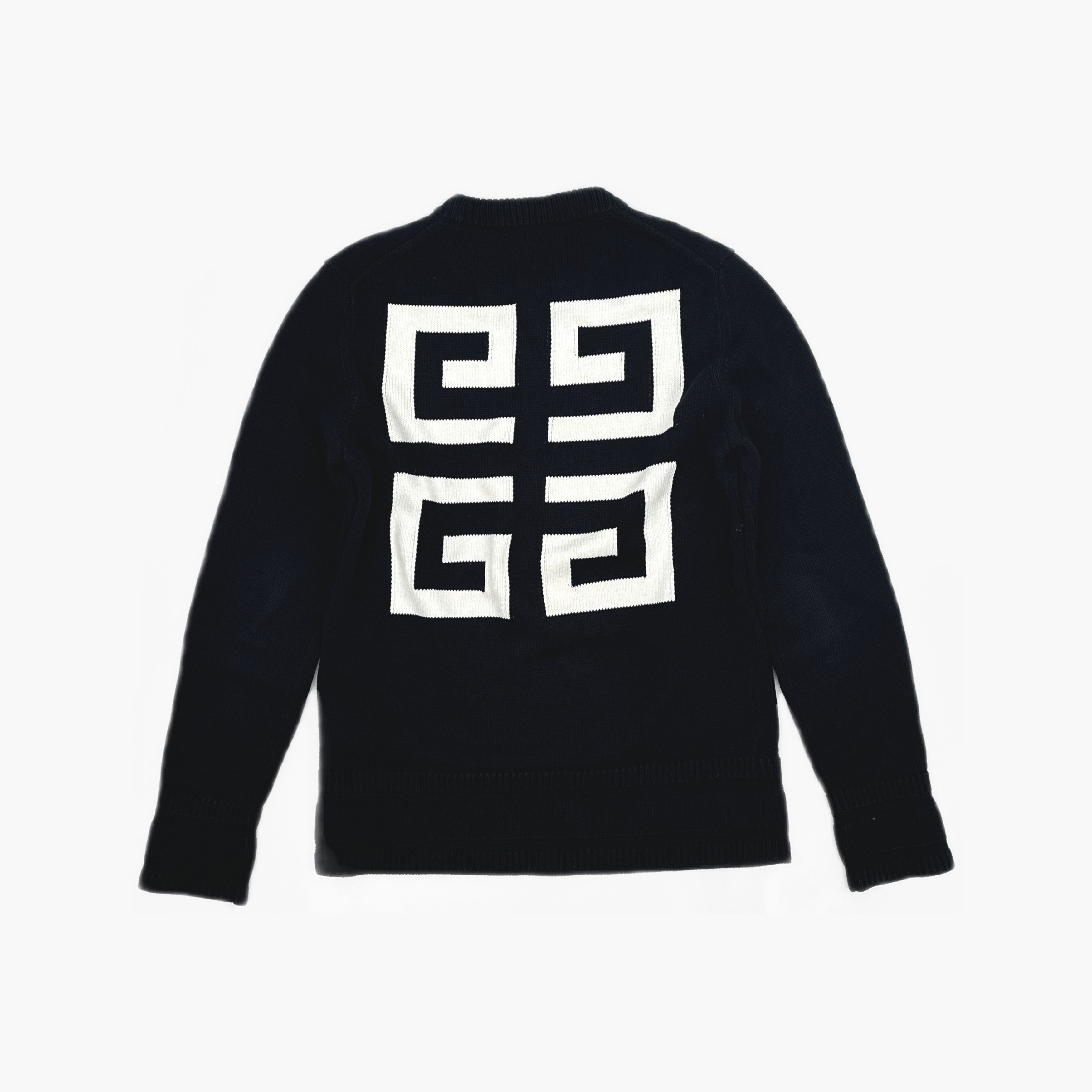 Givenchy Givenchy Logo Knit Sweater Size M Size US M / EU 48-50 / 2 - 2 Thumbnail