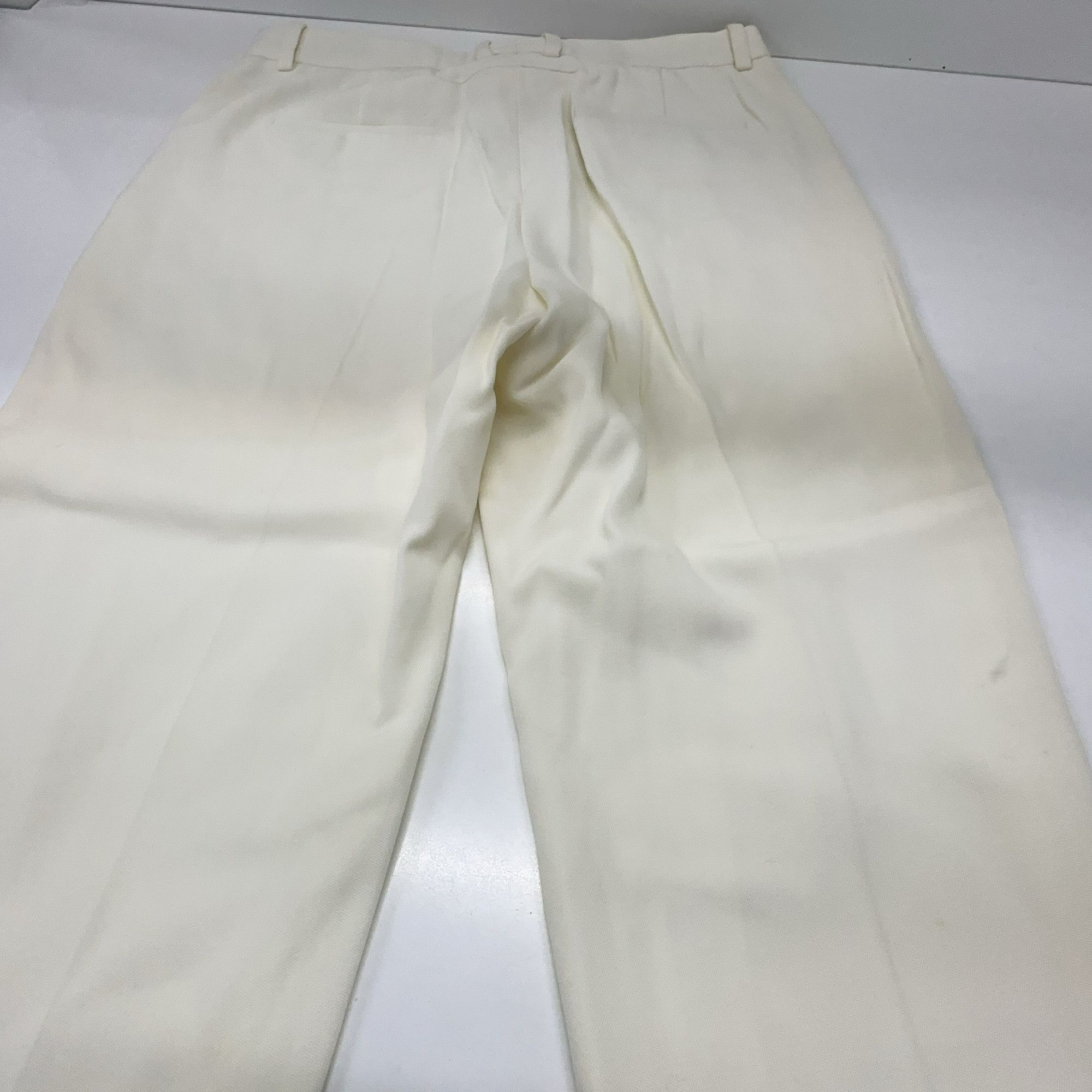 Givenchy Givenchy White Wool Trousers Size 34 Size 25" / US 0 / IT 36 - 9 Thumbnail