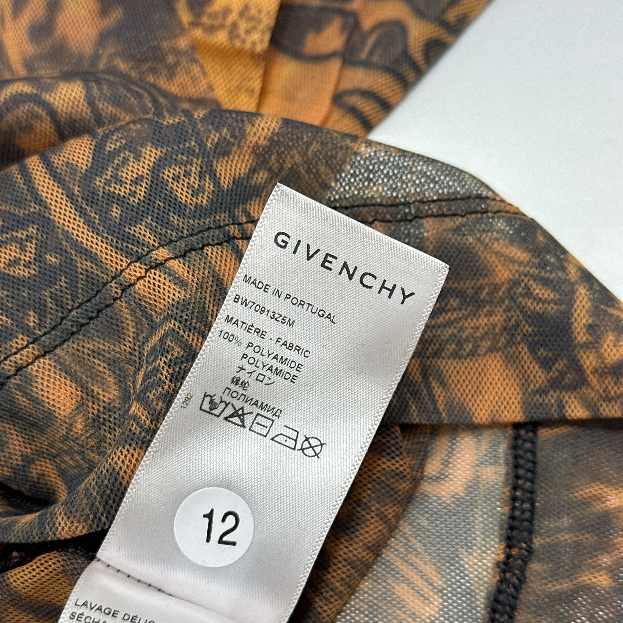 Givenchy Givenchy Flame Print Long Sleeve T-Shirt Size S Size S / US 4 / IT 40 - 4 Thumbnail