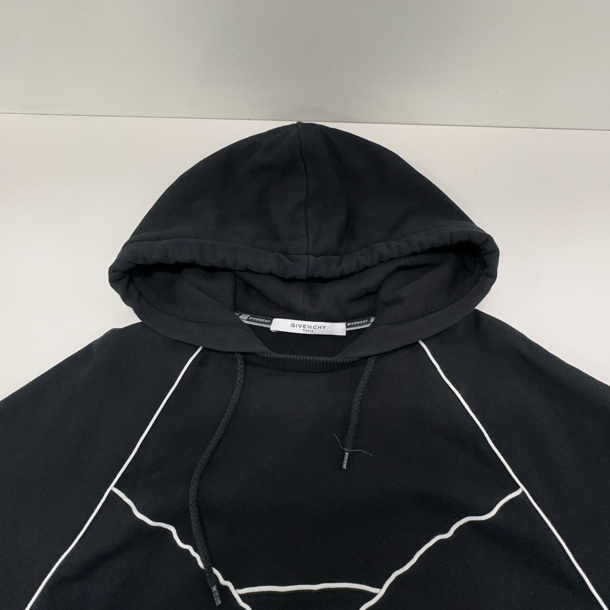 Givenchy Givenchy Piping Logo Hoodie Size M Size US M / EU 48-50 / 2 - 6 Thumbnail