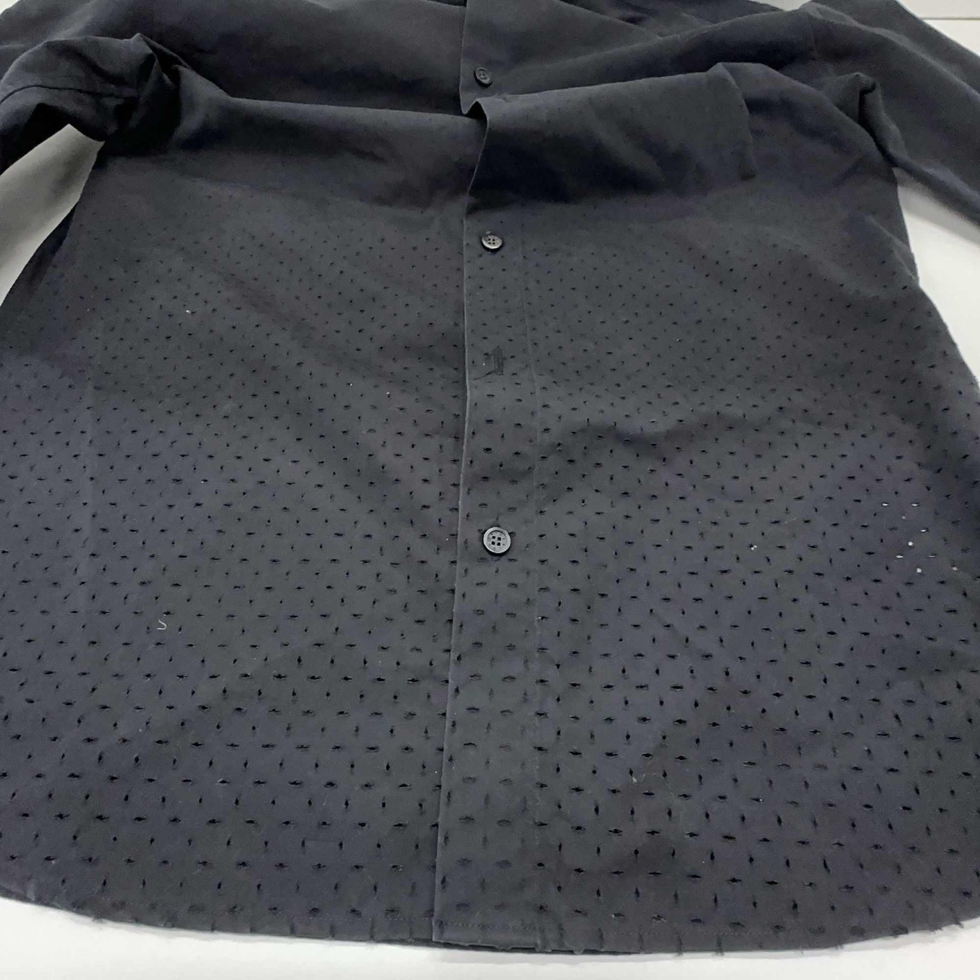 Givenchy Givenchy Perforated Detail Button Up Shirt Size M Size US M / EU 48-50 / 2 - 7 Thumbnail
