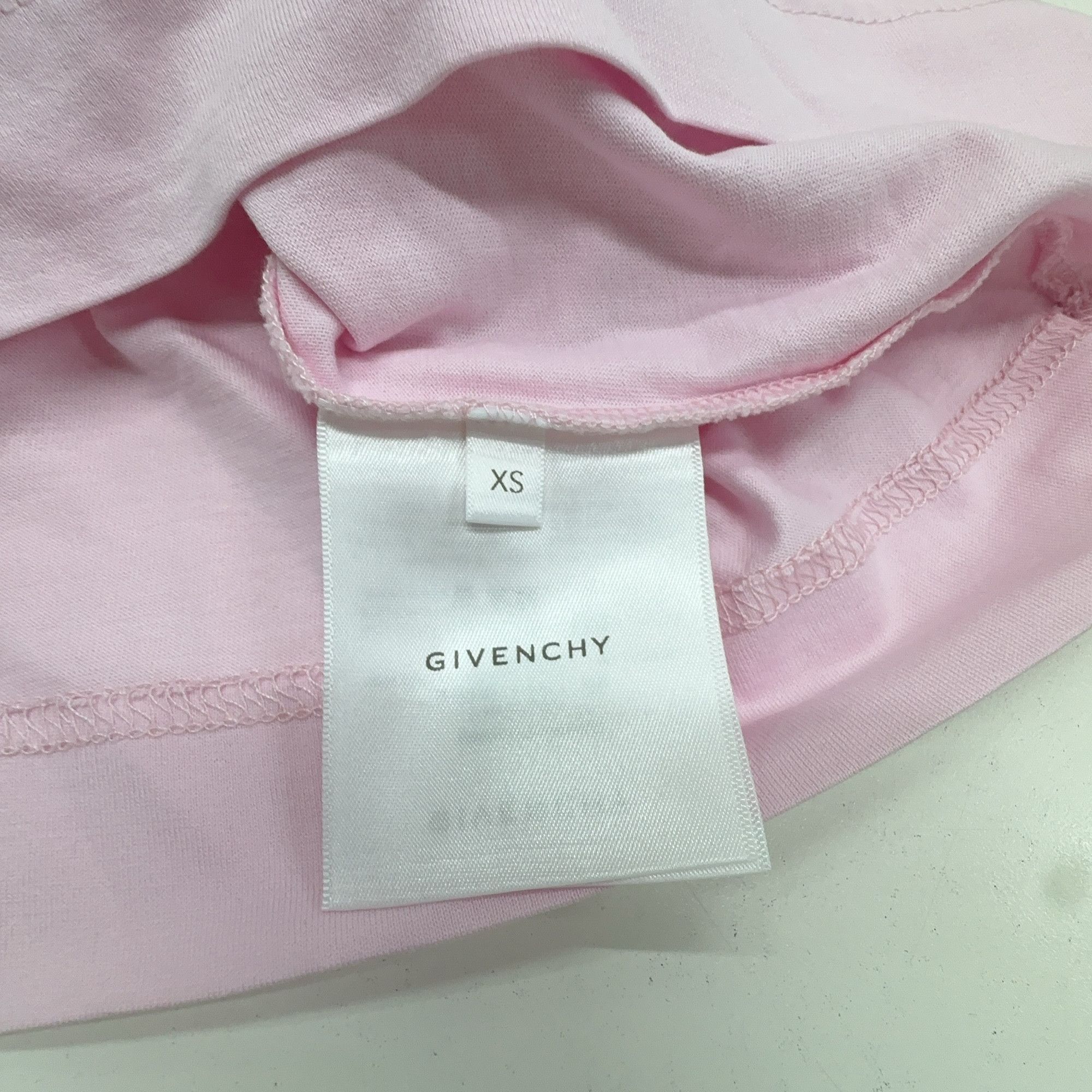 Givenchy Givenchy Logo Print T-Shirt Pink XS Size XS / US 0-2 / IT 36-38 - 5 Thumbnail