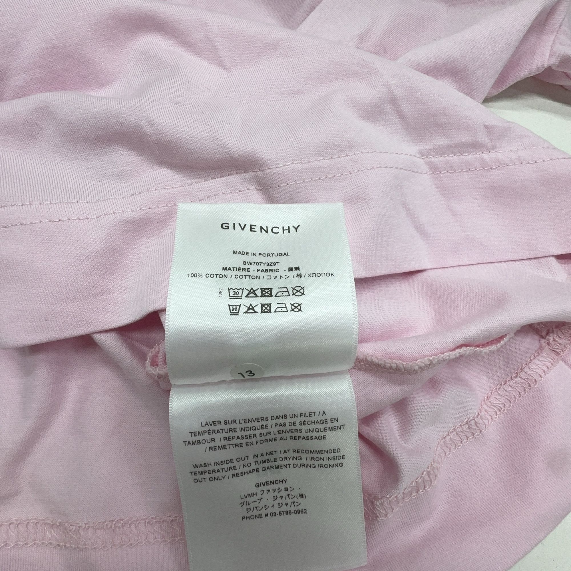 Givenchy Givenchy Logo Print T-Shirt Pink XS Size XS / US 0-2 / IT 36-38 - 6 Thumbnail