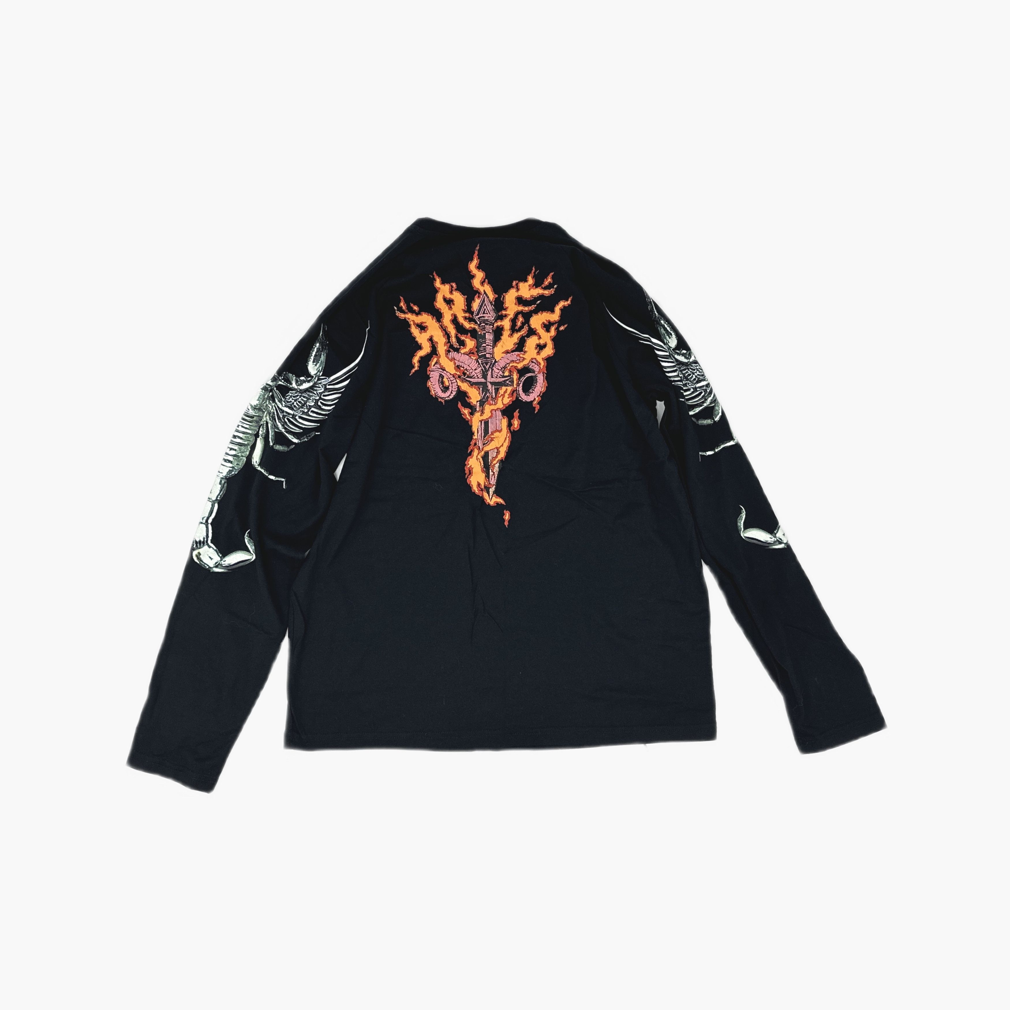 Givenchy Givenchy Scorpion Ram Print Long Sleeve T-Shirt Size M Size US M / EU 48-50 / 2 - 2 Thumbnail
