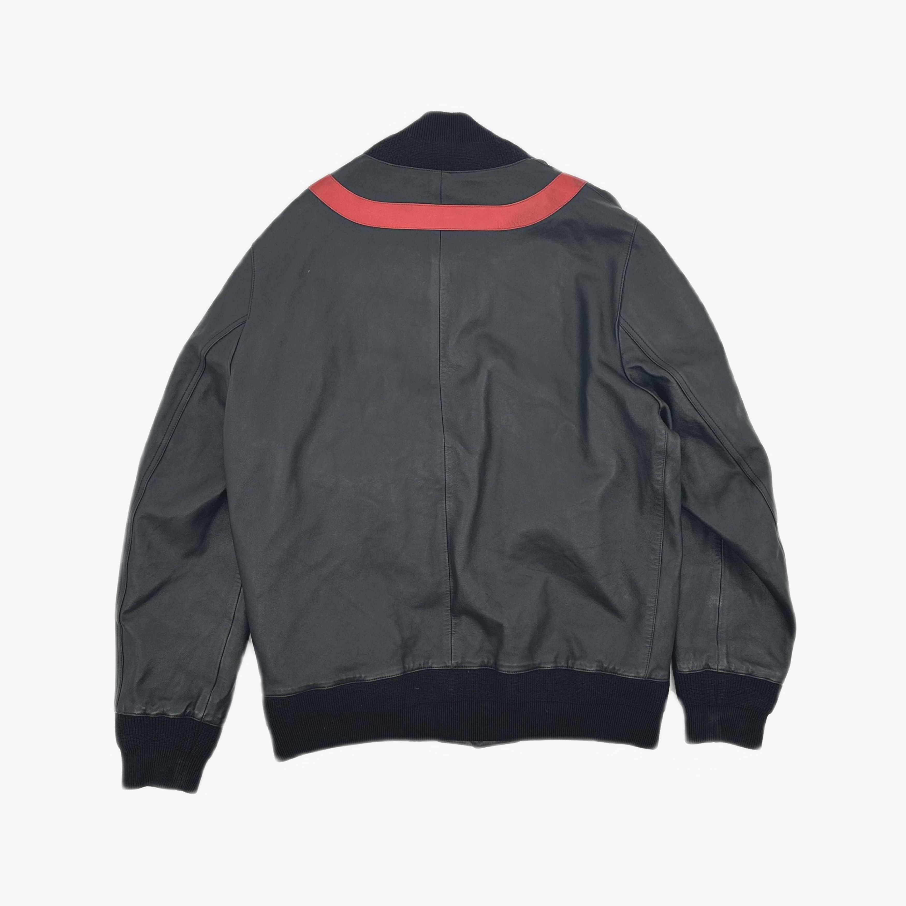 Givenchy Givenchy Star Leather Bomber Jacket Size L Size US L / EU 52-54 / 3 - 2 Thumbnail