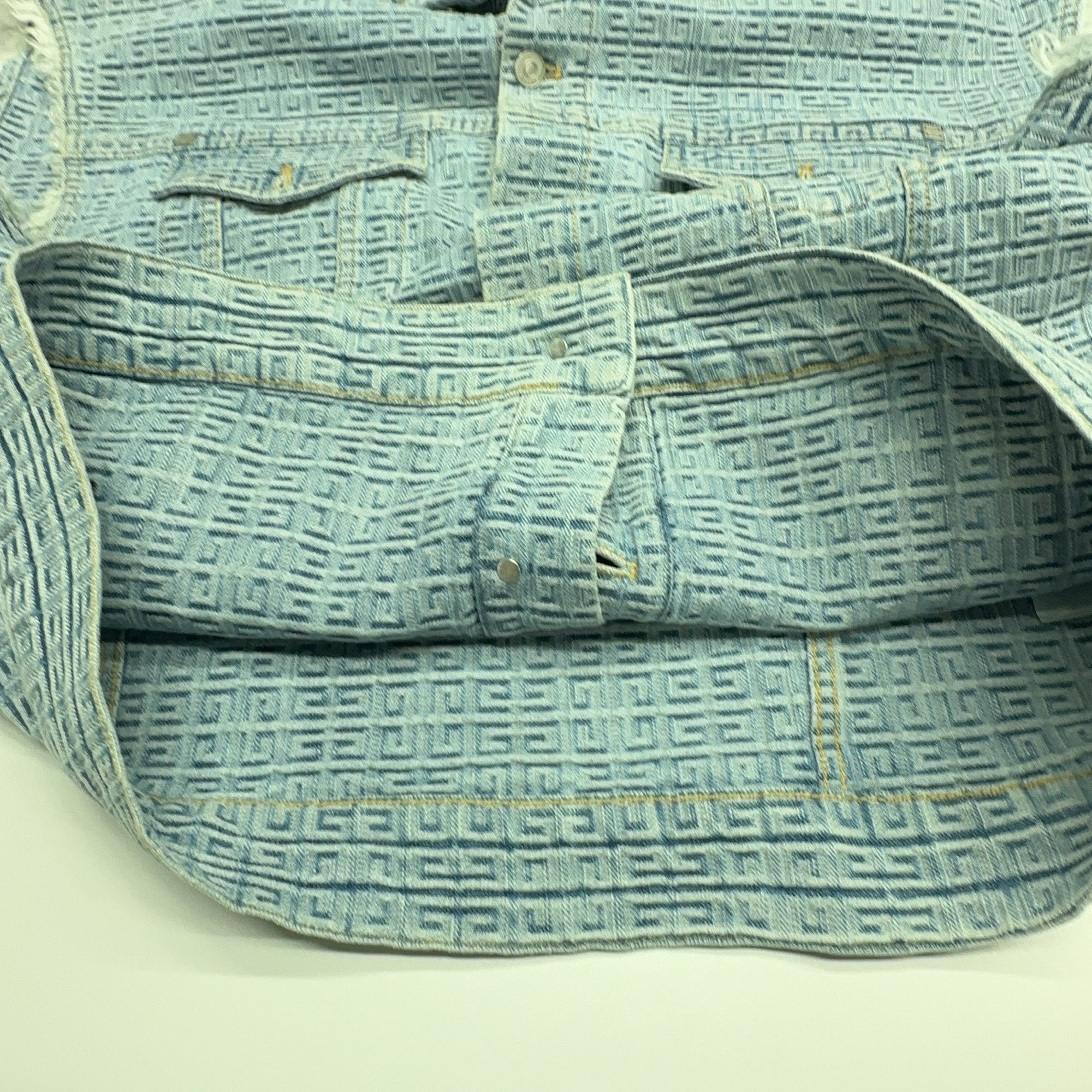Givenchy Givenchy Logo Denim Vest Size S Size US S / EU 44-46 / 1 - 7 Thumbnail