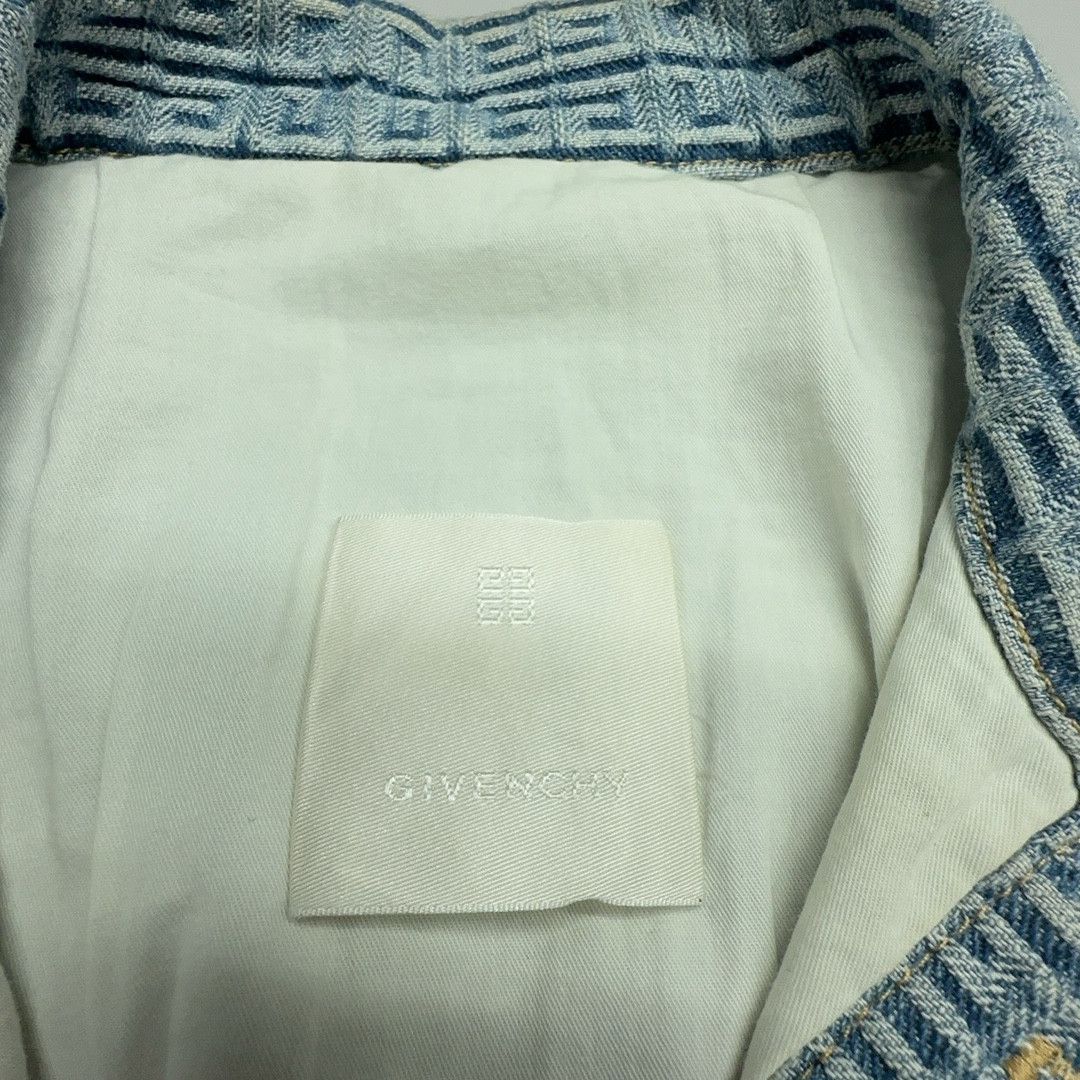 Givenchy Givenchy Logo Denim Vest Size S Size US S / EU 44-46 / 1 - 3 Thumbnail