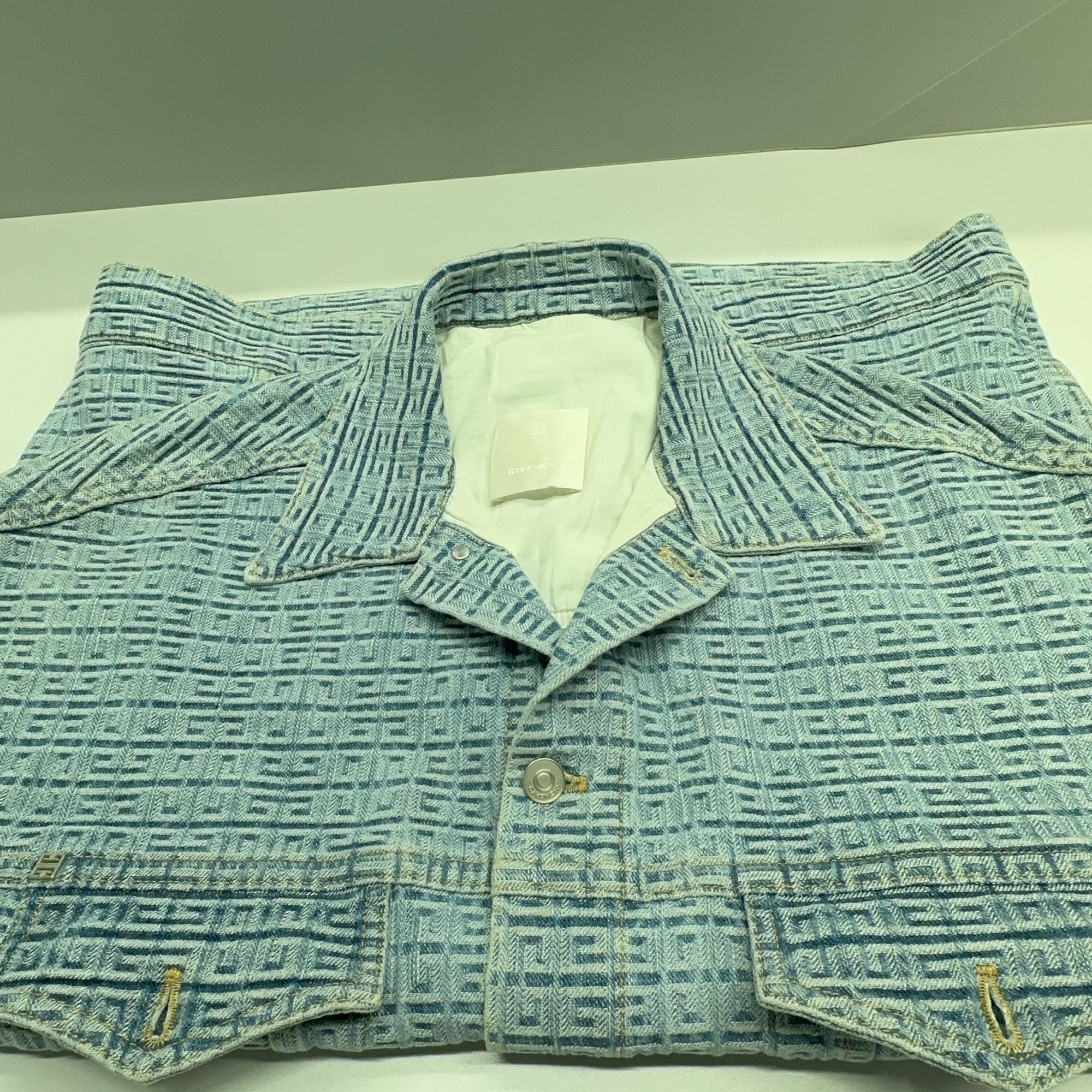 Givenchy Givenchy Logo Denim Vest Size S Size US S / EU 44-46 / 1 - 8 Thumbnail