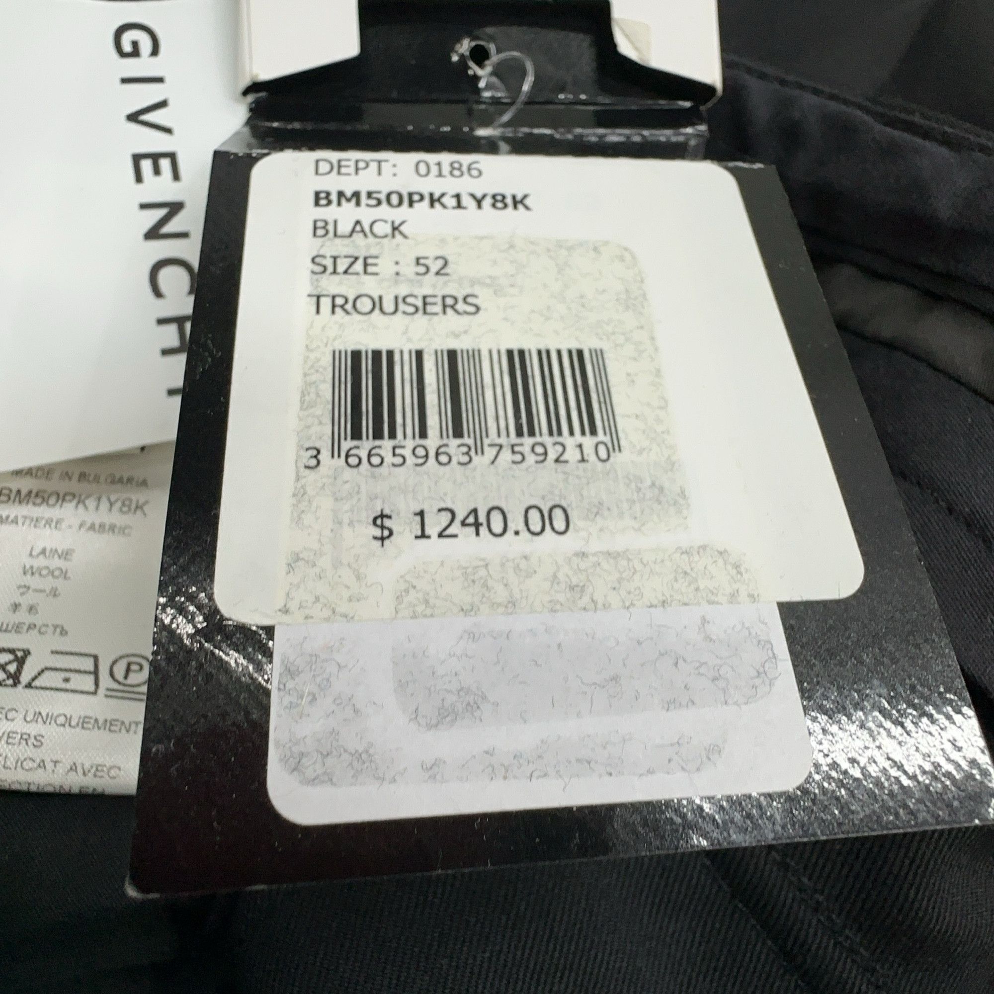 Givenchy Givenchy Wool Cargo Pants Size 52 Size US 36 / EU 52 - 4 Thumbnail