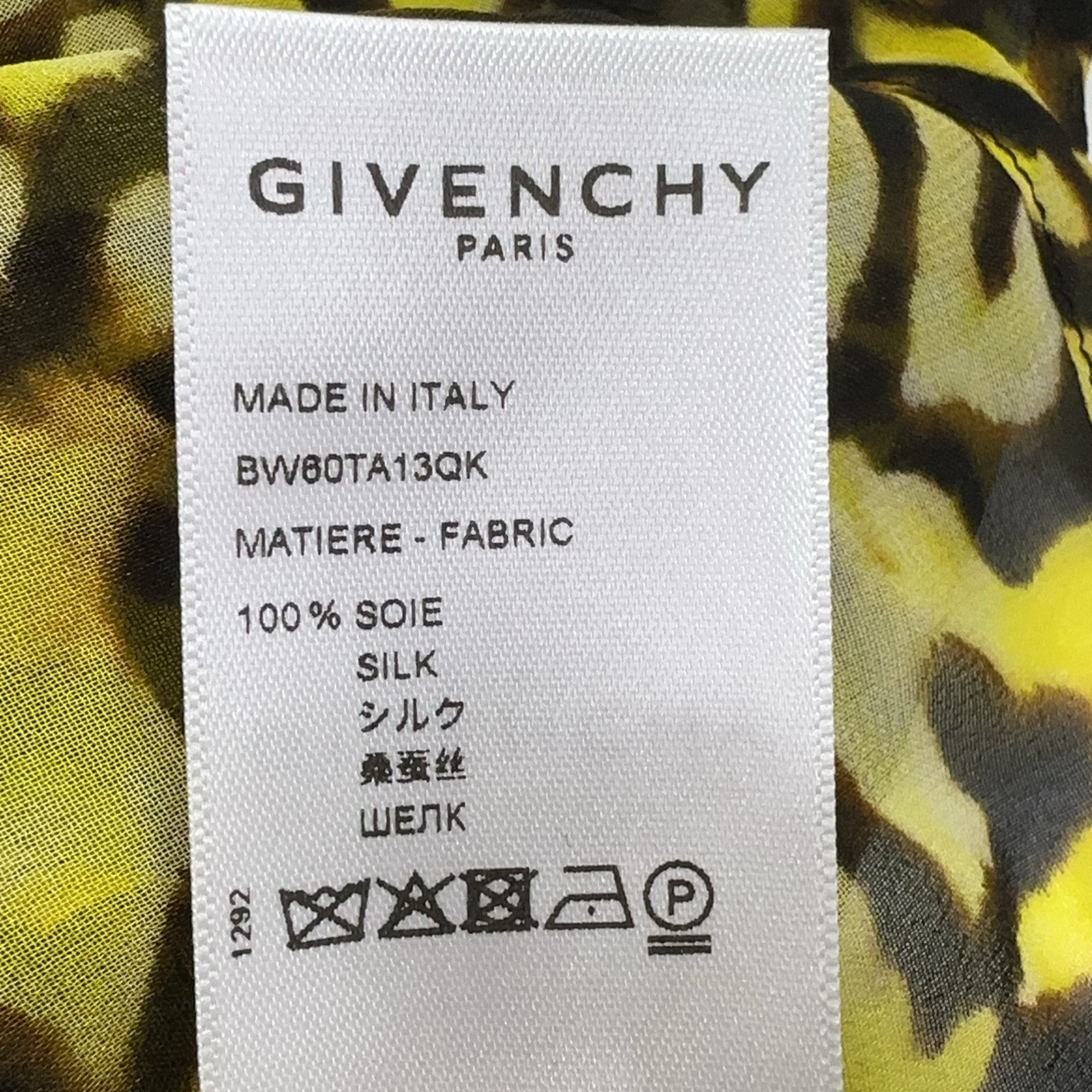 Givenchy Givenchy Patterned Silk Button Up Shirt Size 36 Size XS / US 0-2 / IT 36-38 - 4 Thumbnail