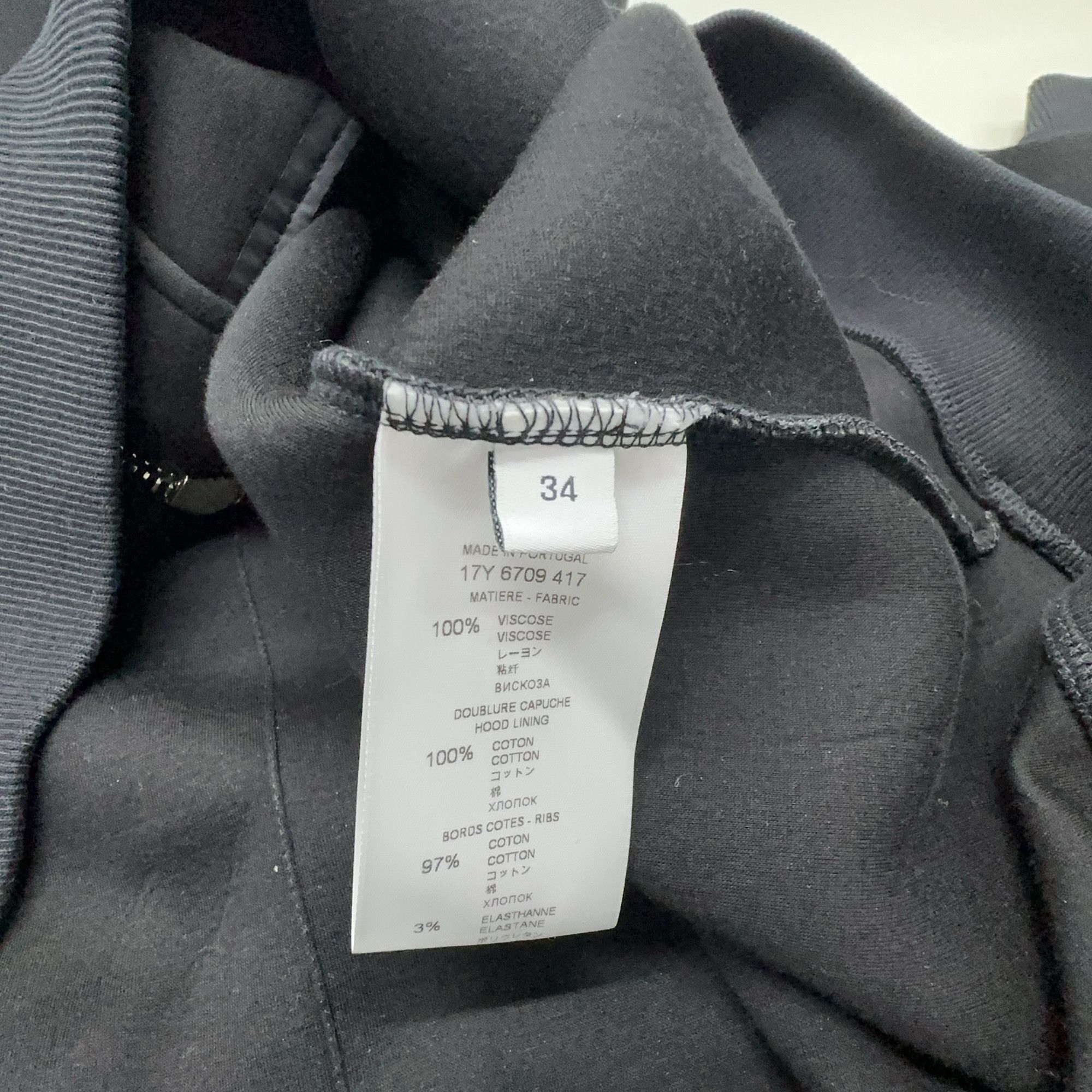 Givenchy Givenchy Logo Print Zip Hoodie Size 34 Size XS / US 0-2 / IT 36-38 - 3 Thumbnail