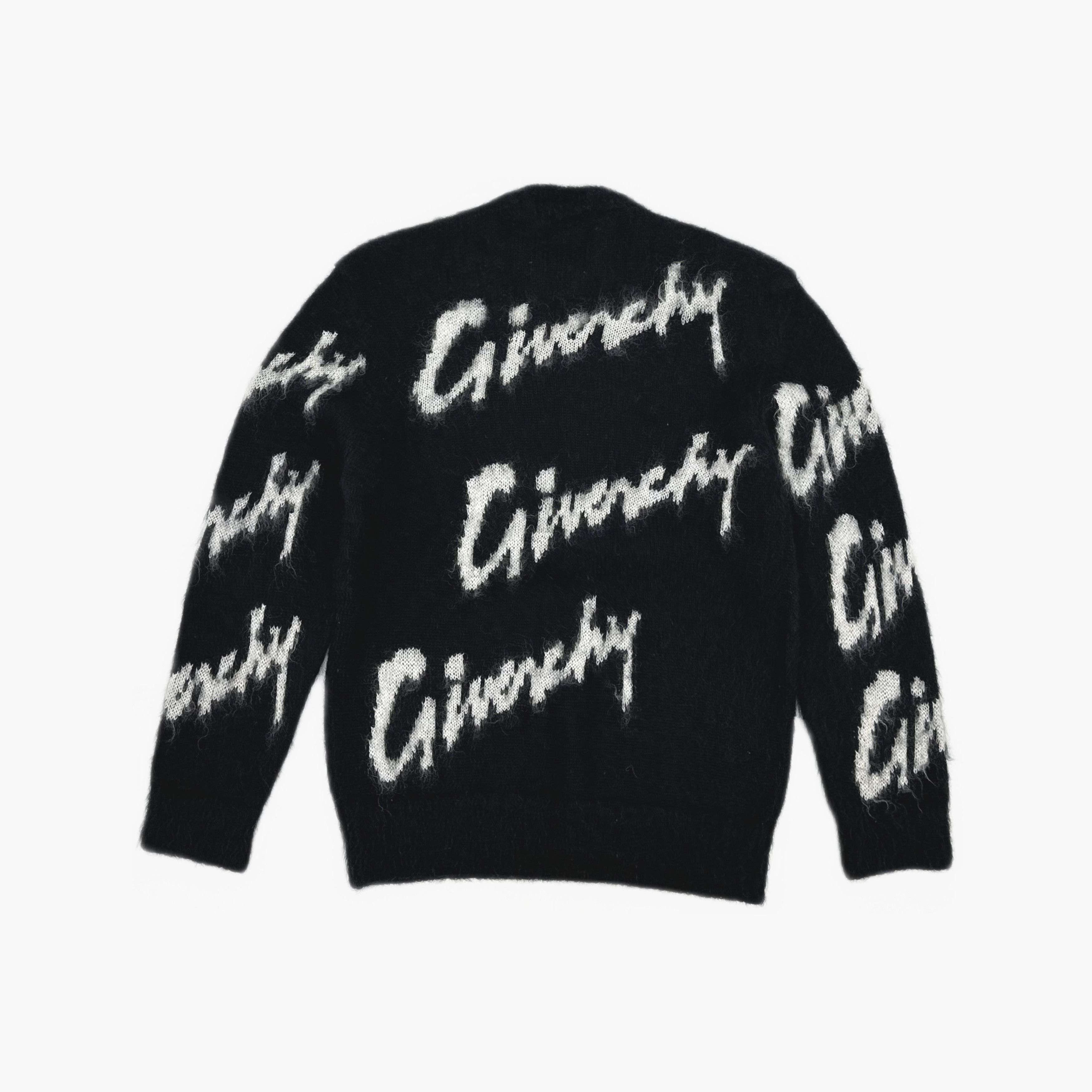 Givenchy Givenchy Script Logo Mohair Sweater Size M Size US M / EU 48-50 / 2 - 2 Thumbnail