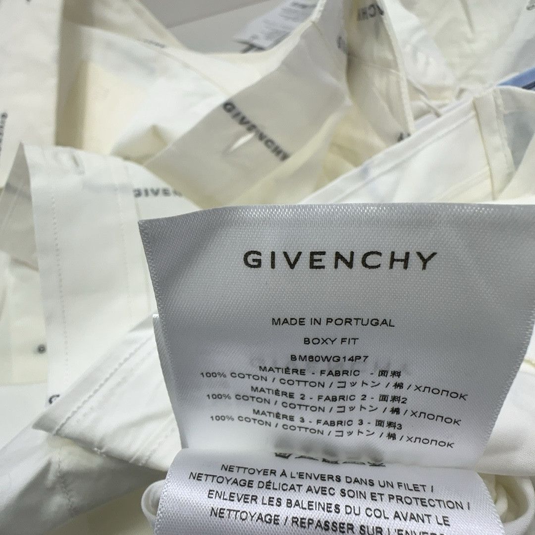 Givenchy Givenchy Logo Layered Button Up Shirt Size M Size US M / EU 48-50 / 2 - 3 Thumbnail