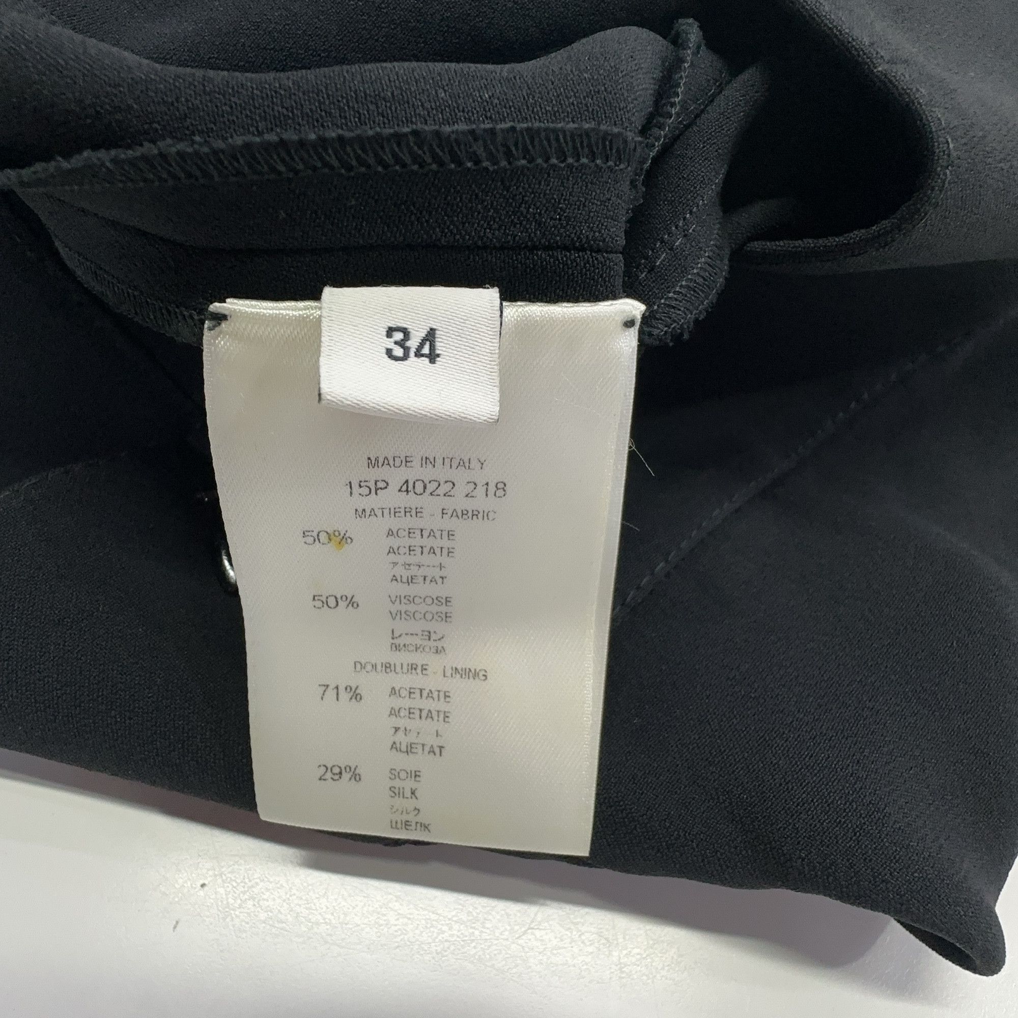Givenchy Givenchy Black Mini Skirt Size 34 Size 25" / US 0 / IT 36 - 3 Thumbnail