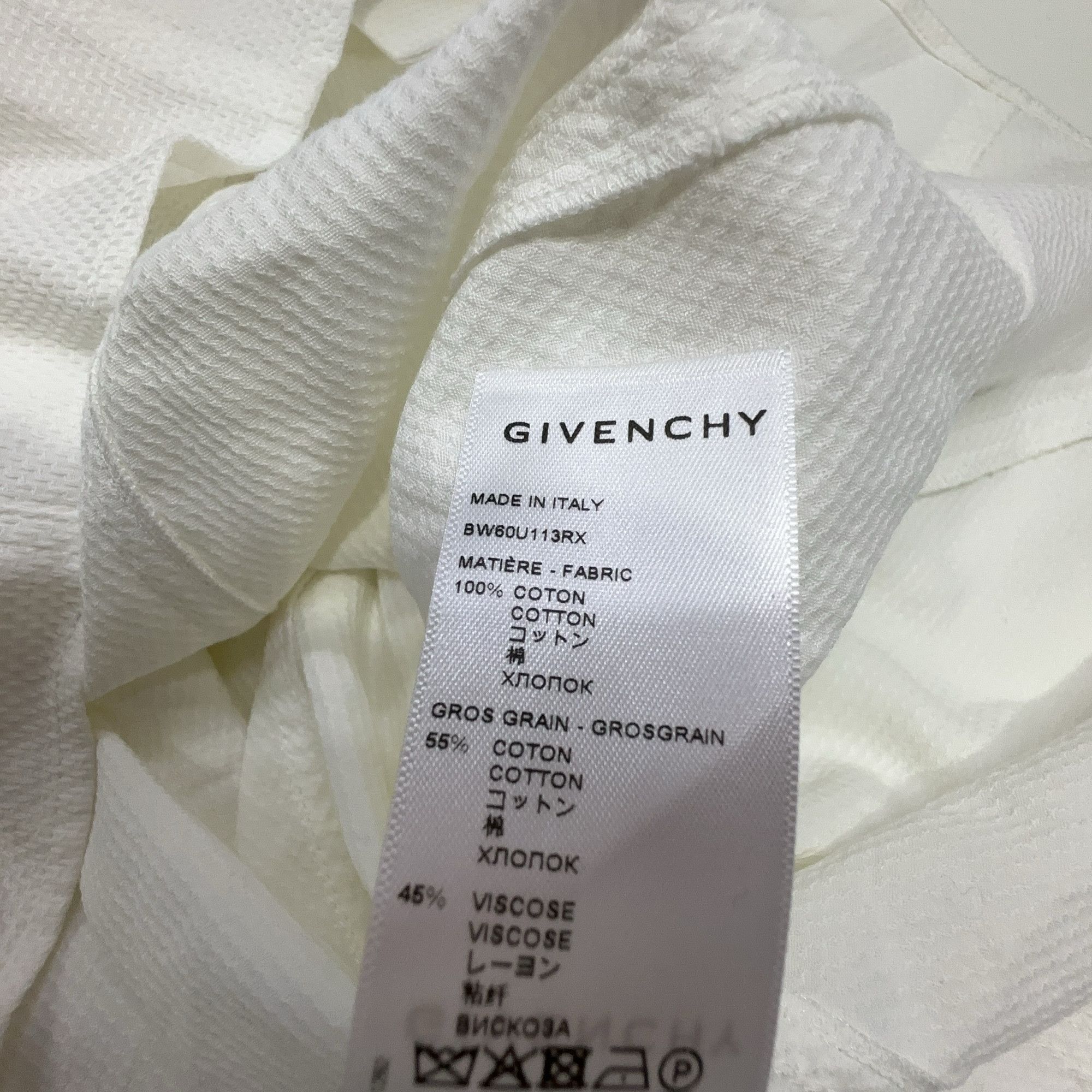 Givenchy Givenchy Textured Button Up Shirt Size 36 Size XS / US 0-2 / IT 36-38 - 4 Thumbnail