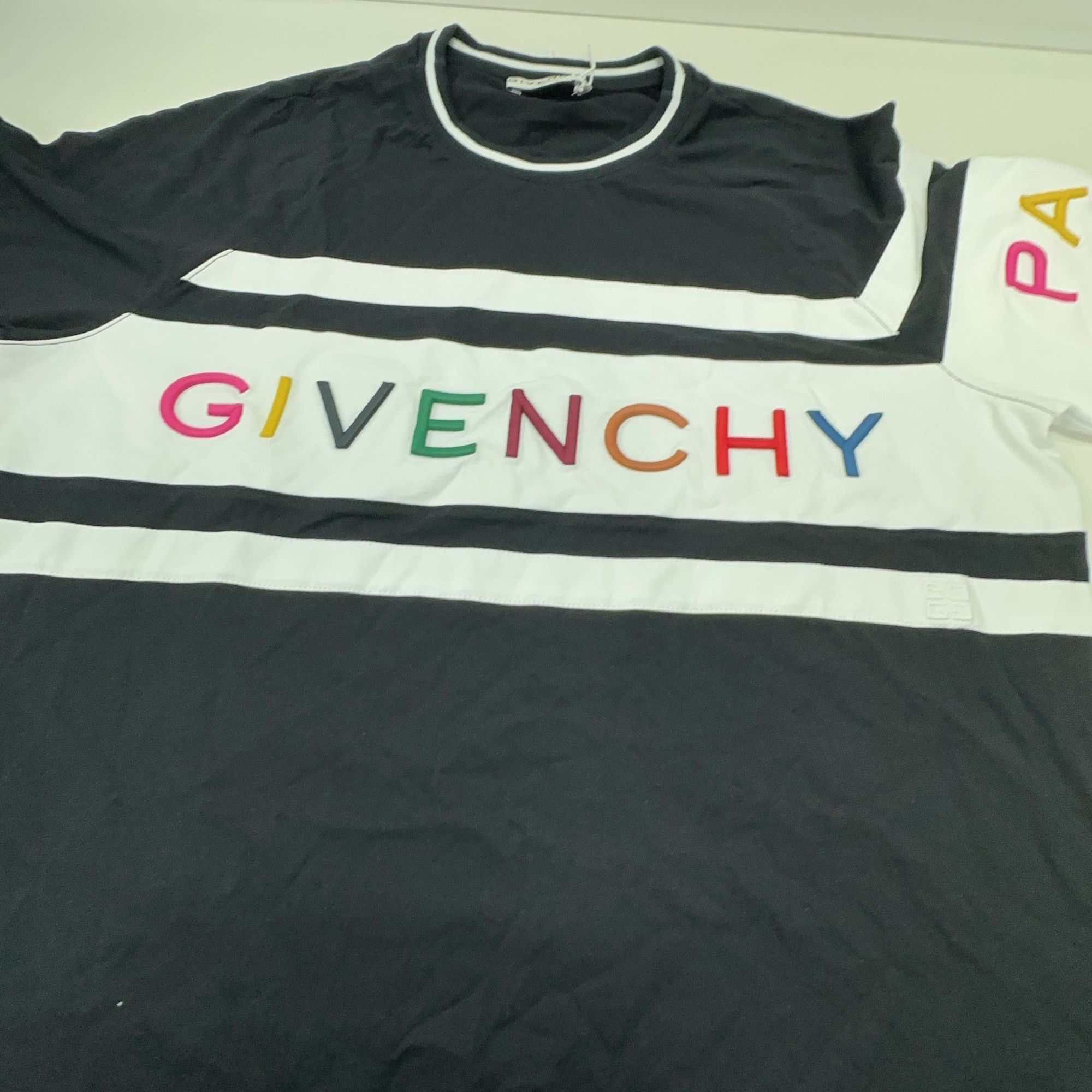 Givenchy Givenchy Logo Panel T-Shirt Size M Size US M / EU 48-50 / 2 - 8 Thumbnail