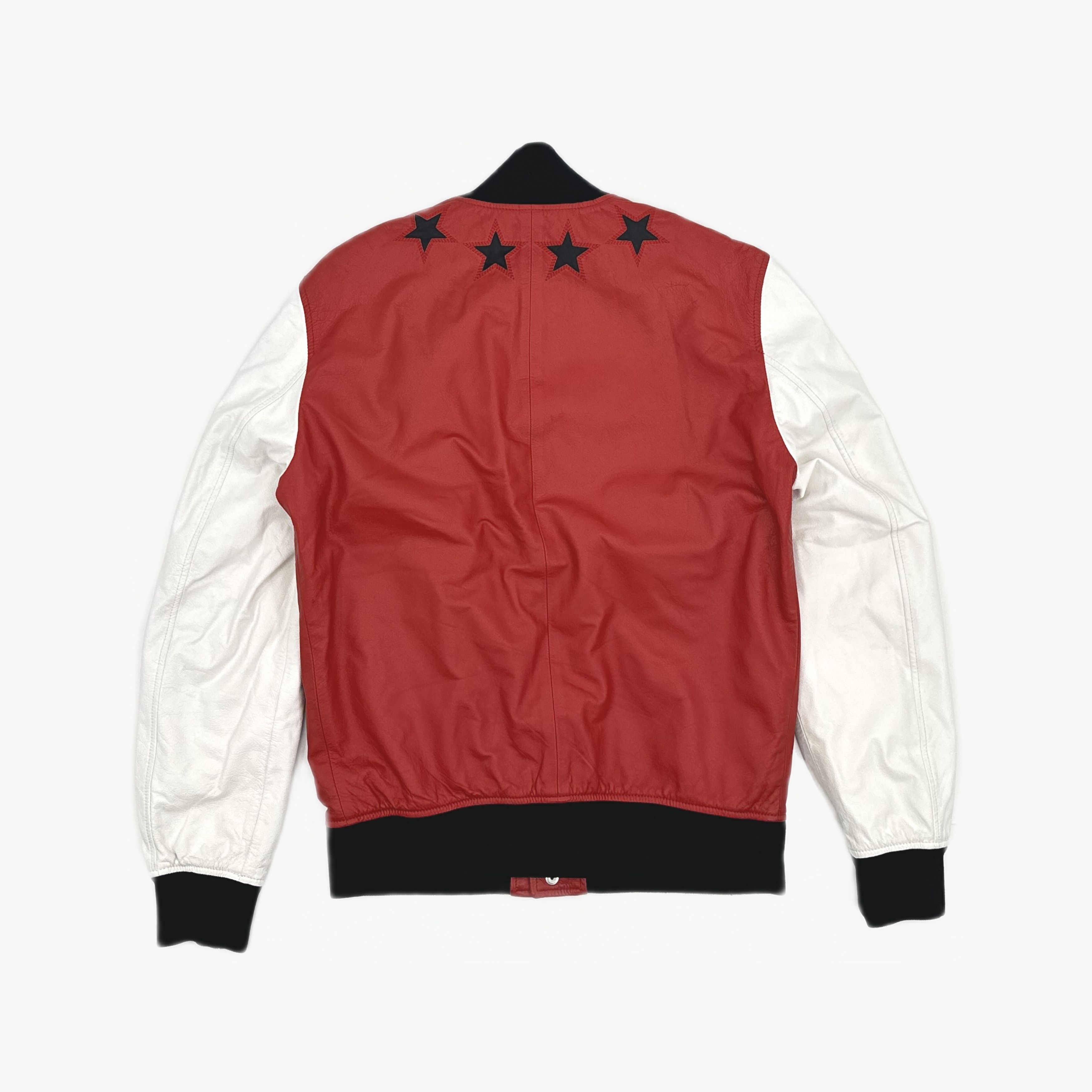Givenchy Givenchy Star Leather Varsity Jacket Size M Size US M / EU 48-50 / 2 - 2 Thumbnail