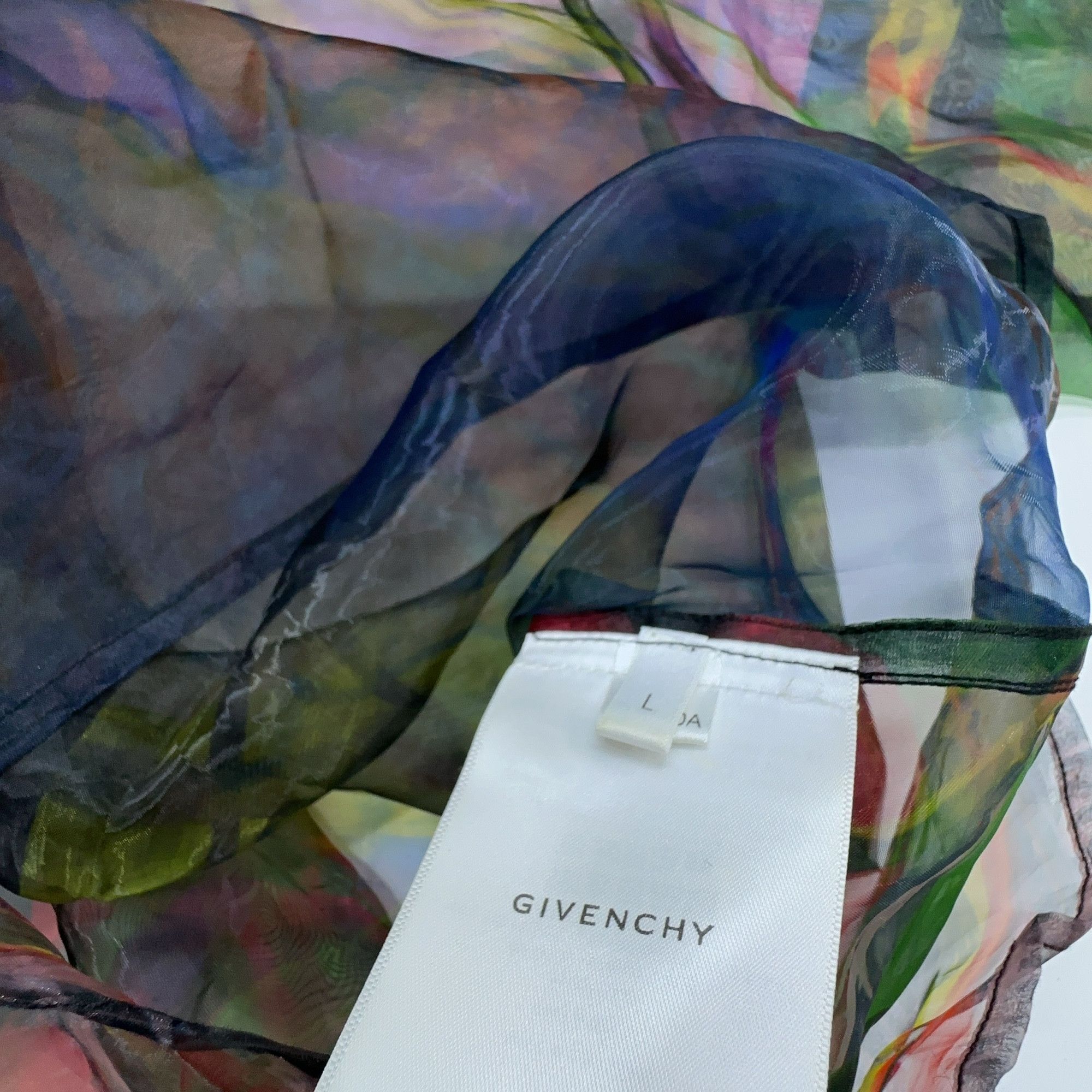 Givenchy Givenchy Multicolor Mesh Hoodie Size L Size US L / EU 52-54 / 3 - 7 Thumbnail