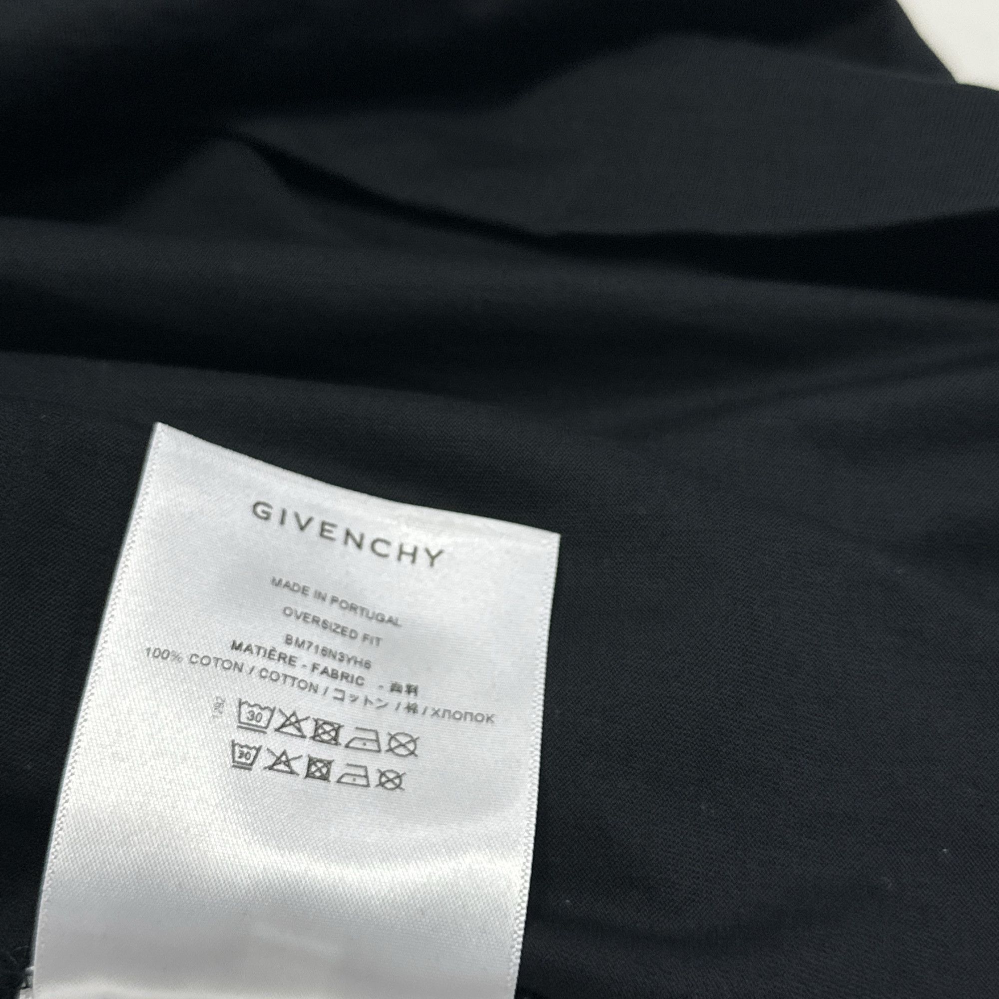 Givenchy Givenchy Angel Print T-Shirt Black Size M Size US M / EU 48-50 / 2 - 6 Thumbnail