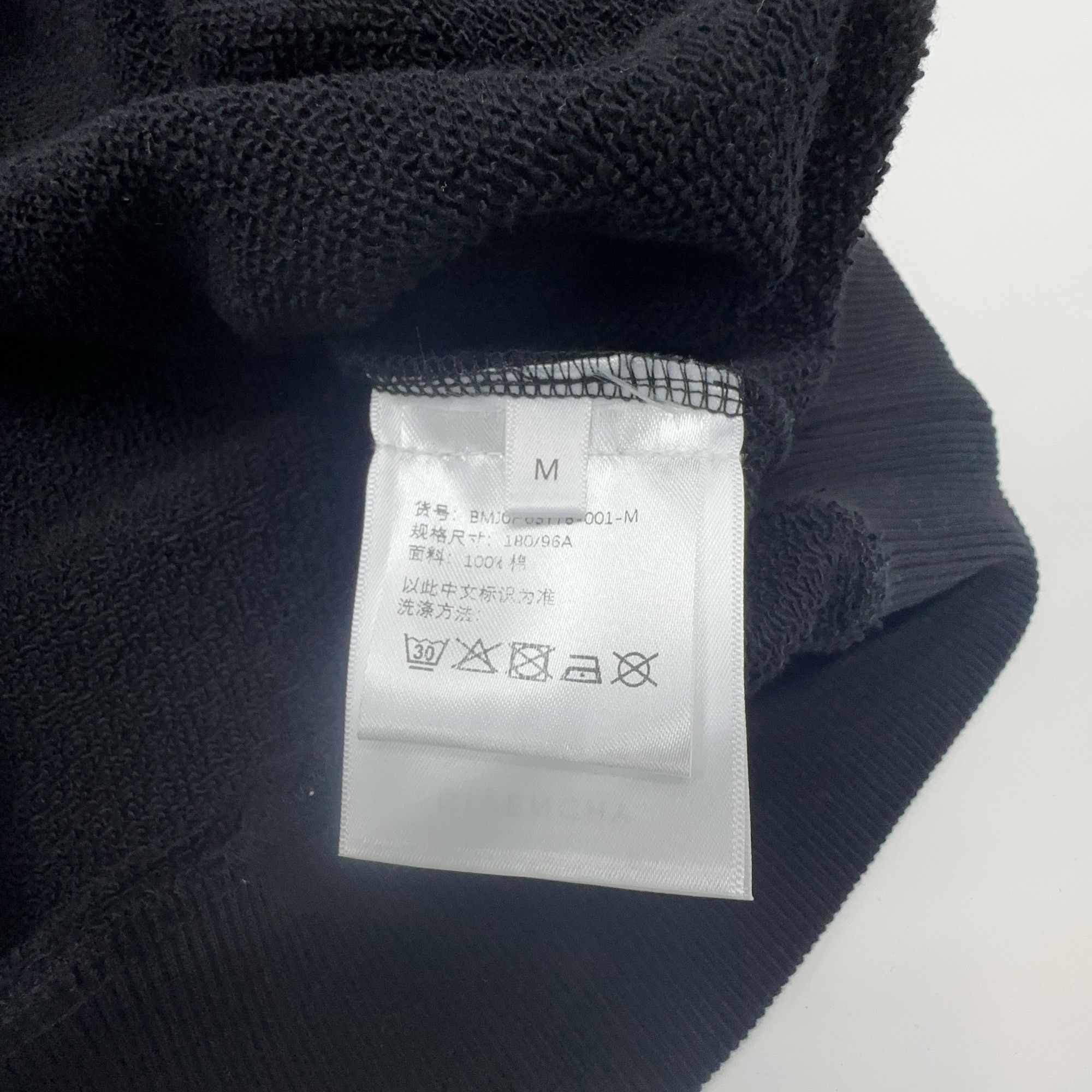 Givenchy Givenchy Embroidered Logo Sweatshirt Black Size M Size US M / EU 48-50 / 2 - 3 Thumbnail