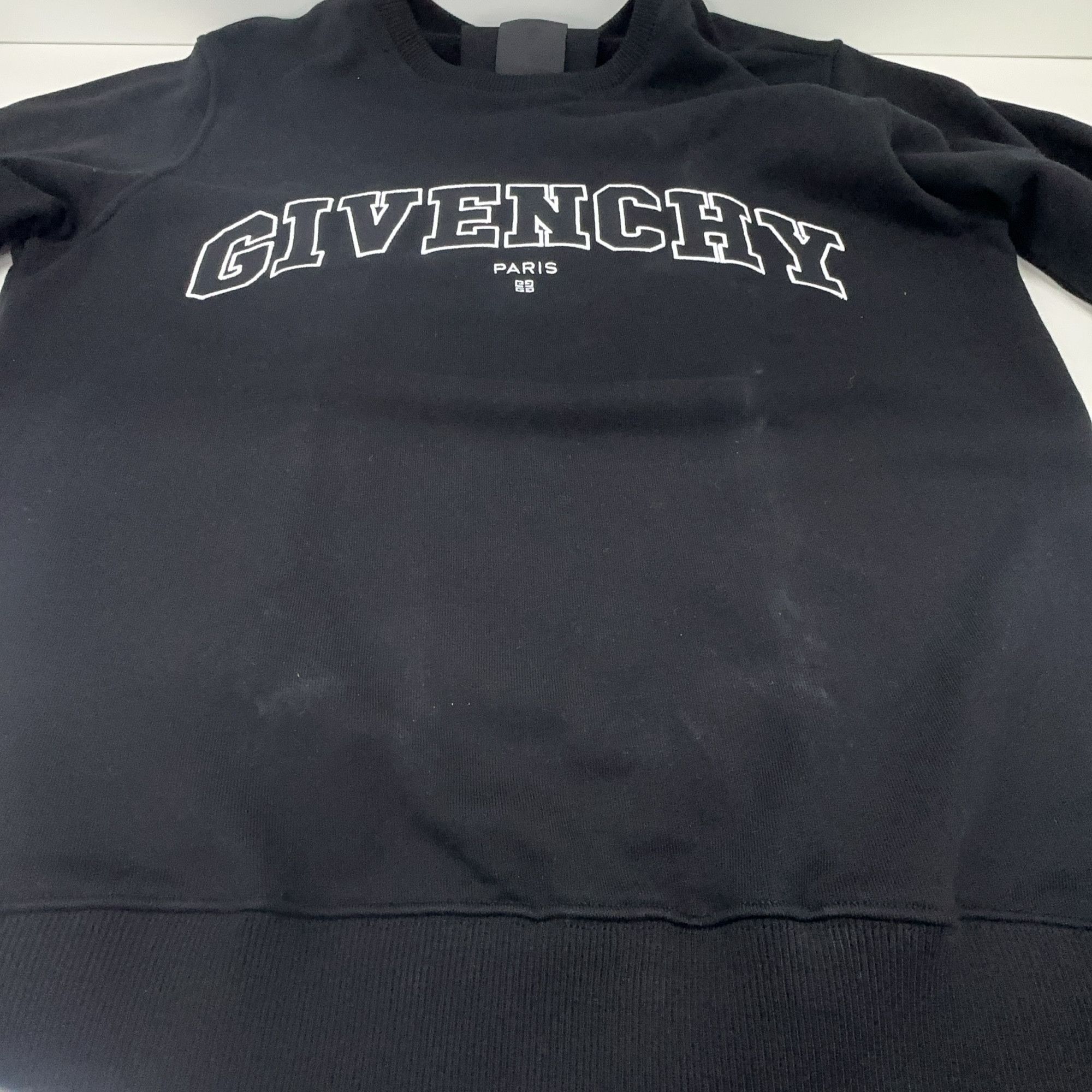 Givenchy Givenchy Embroidered Logo Sweatshirt Black Size M Size US M / EU 48-50 / 2 - 7 Thumbnail