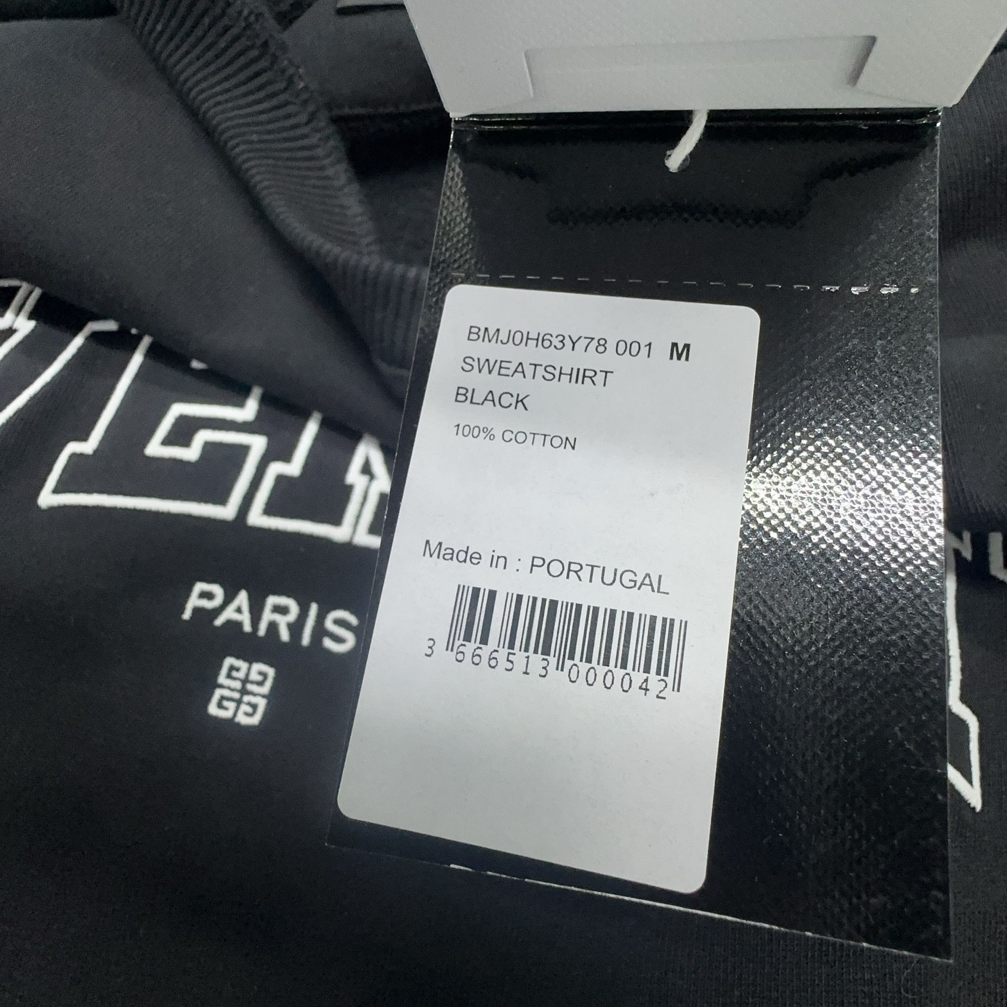 Givenchy Givenchy Embroidered Logo Sweatshirt Black Size M Size US M / EU 48-50 / 2 - 5 Thumbnail