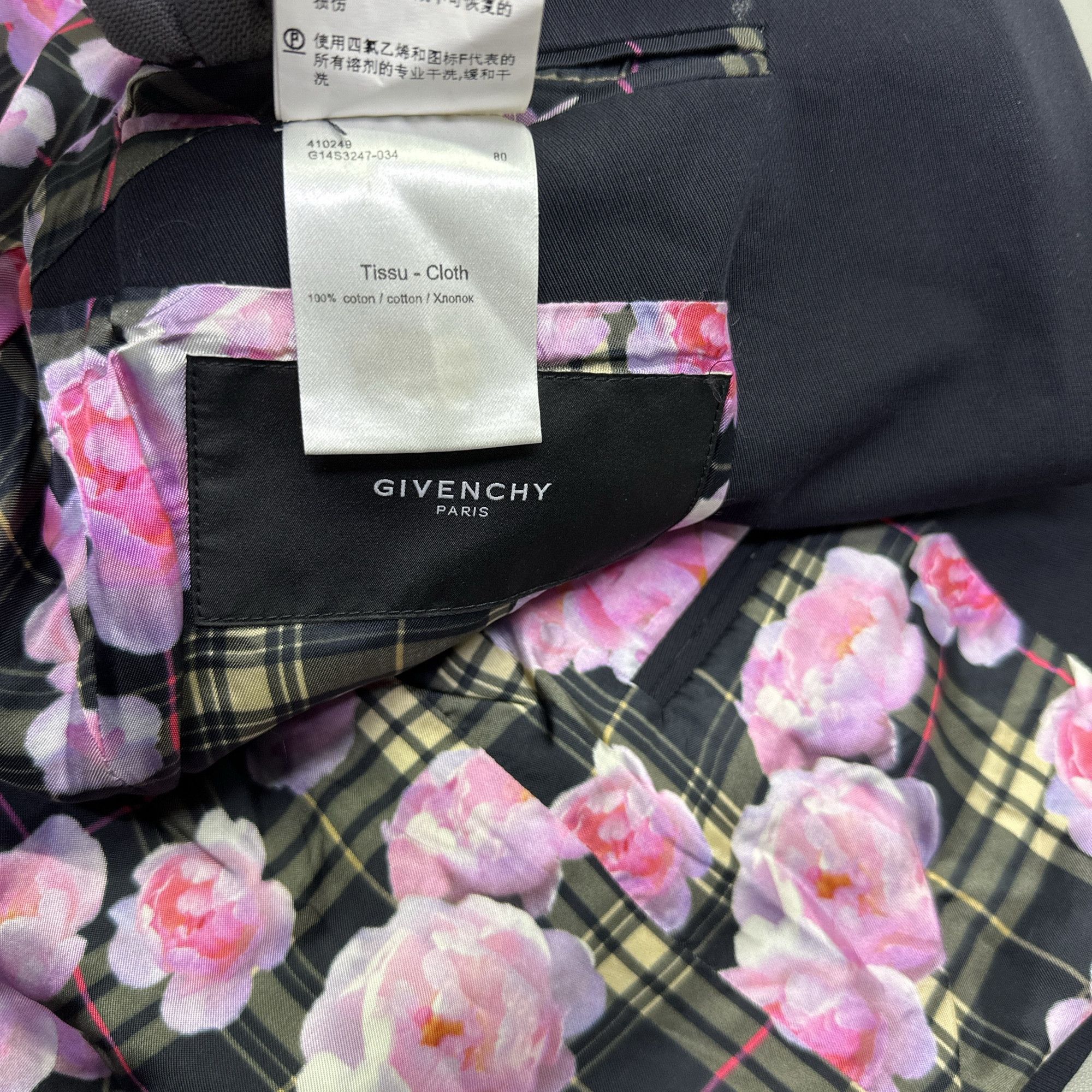 Givenchy Givenchy Floral Lining Blazer Size 46 Size 36R - 5 Thumbnail