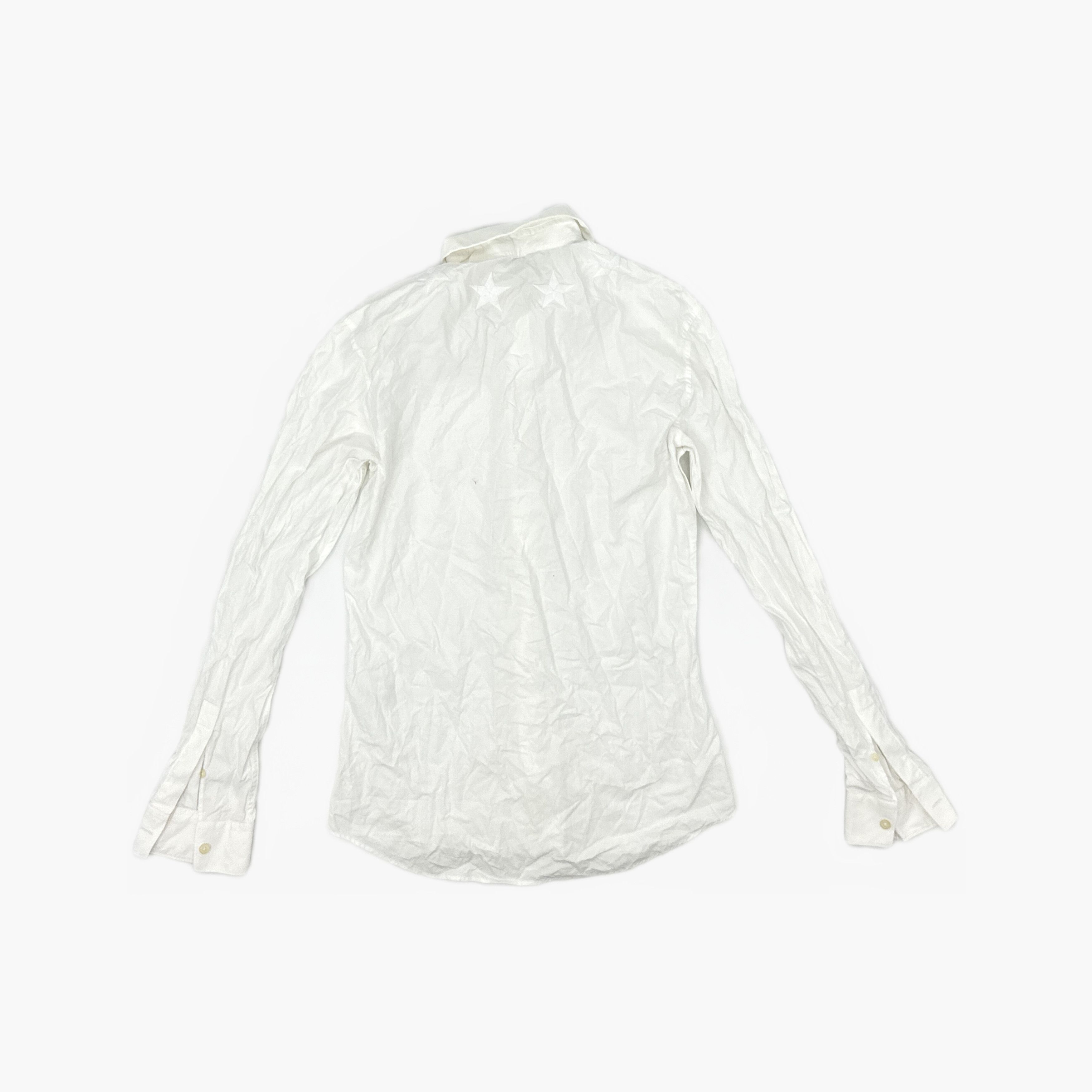 Givenchy Givenchy White Star Embroidery Shirt US S Size US S / EU 44-46 / 1 - 2 Thumbnail