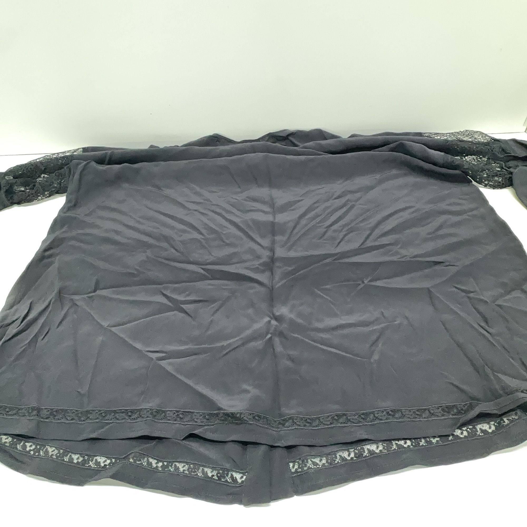 Givenchy Givenchy Black Silk Lace Blouse Size 36 Size XS / US 0-2 / IT 36-38 - 10 Thumbnail
