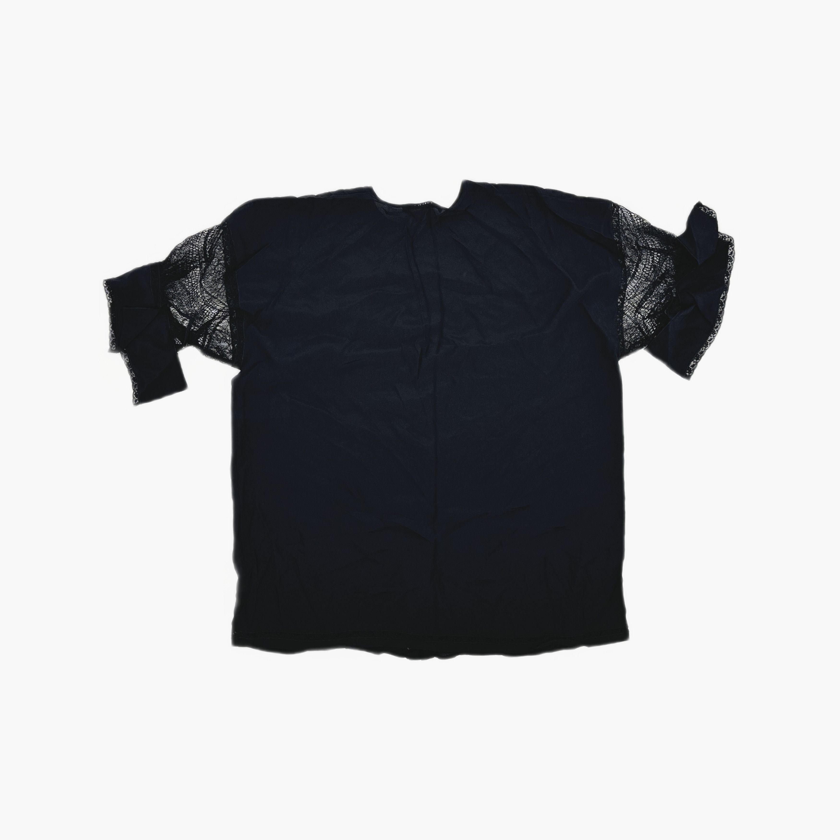 Givenchy Givenchy Black Silk Lace Blouse Size 36 Size XS / US 0-2 / IT 36-38 - 2 Thumbnail