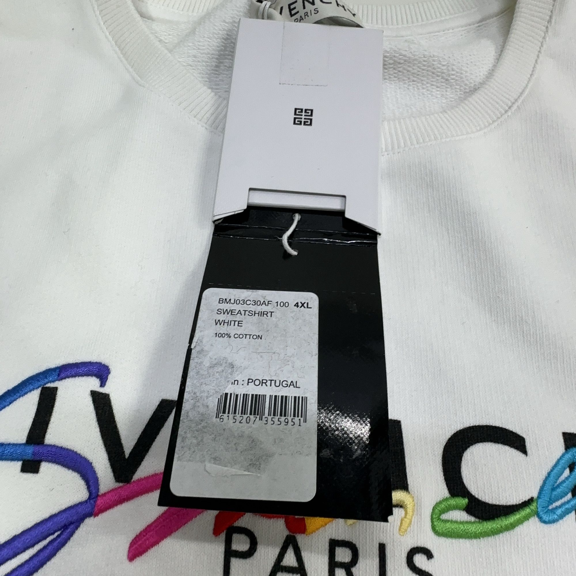 Givenchy Givenchy Logo Graphic Sweatshirt Size 4XL Size US XXL / EU 58 / 5 - 4 Thumbnail