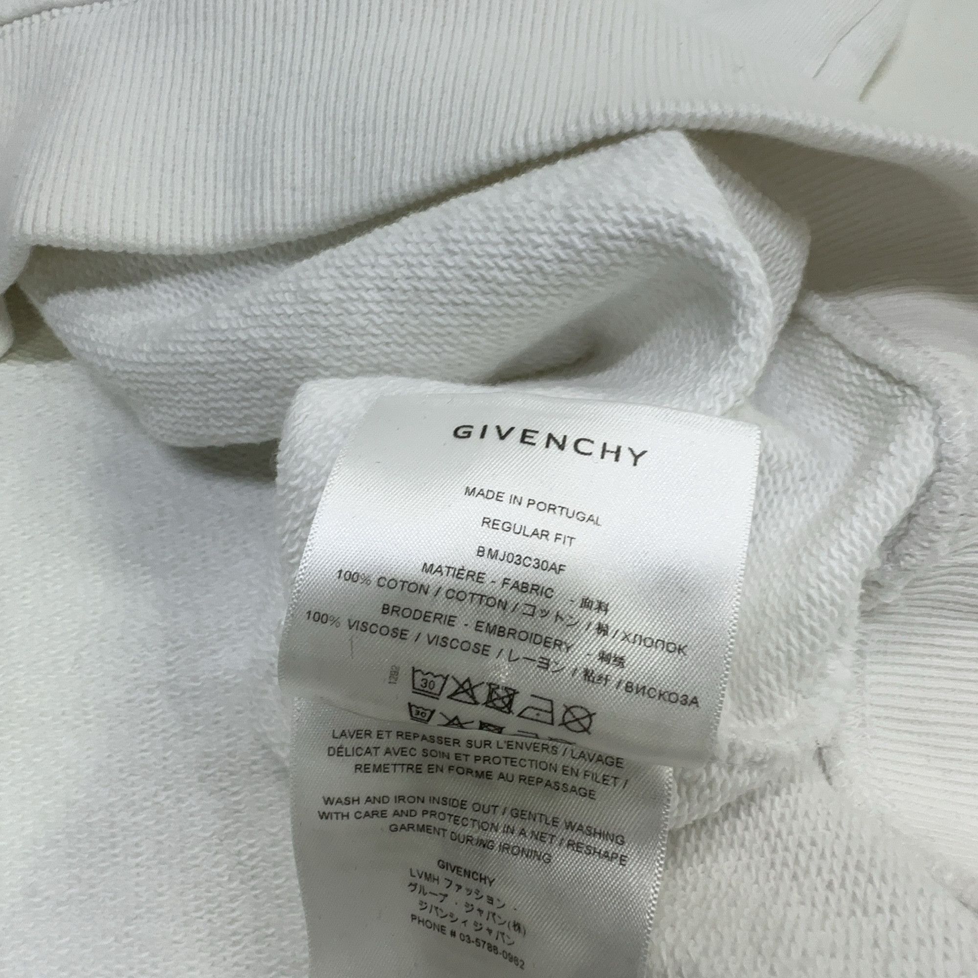 Givenchy Givenchy Logo Graphic Sweatshirt Size 4XL Size US XXL / EU 58 / 5 - 6 Thumbnail