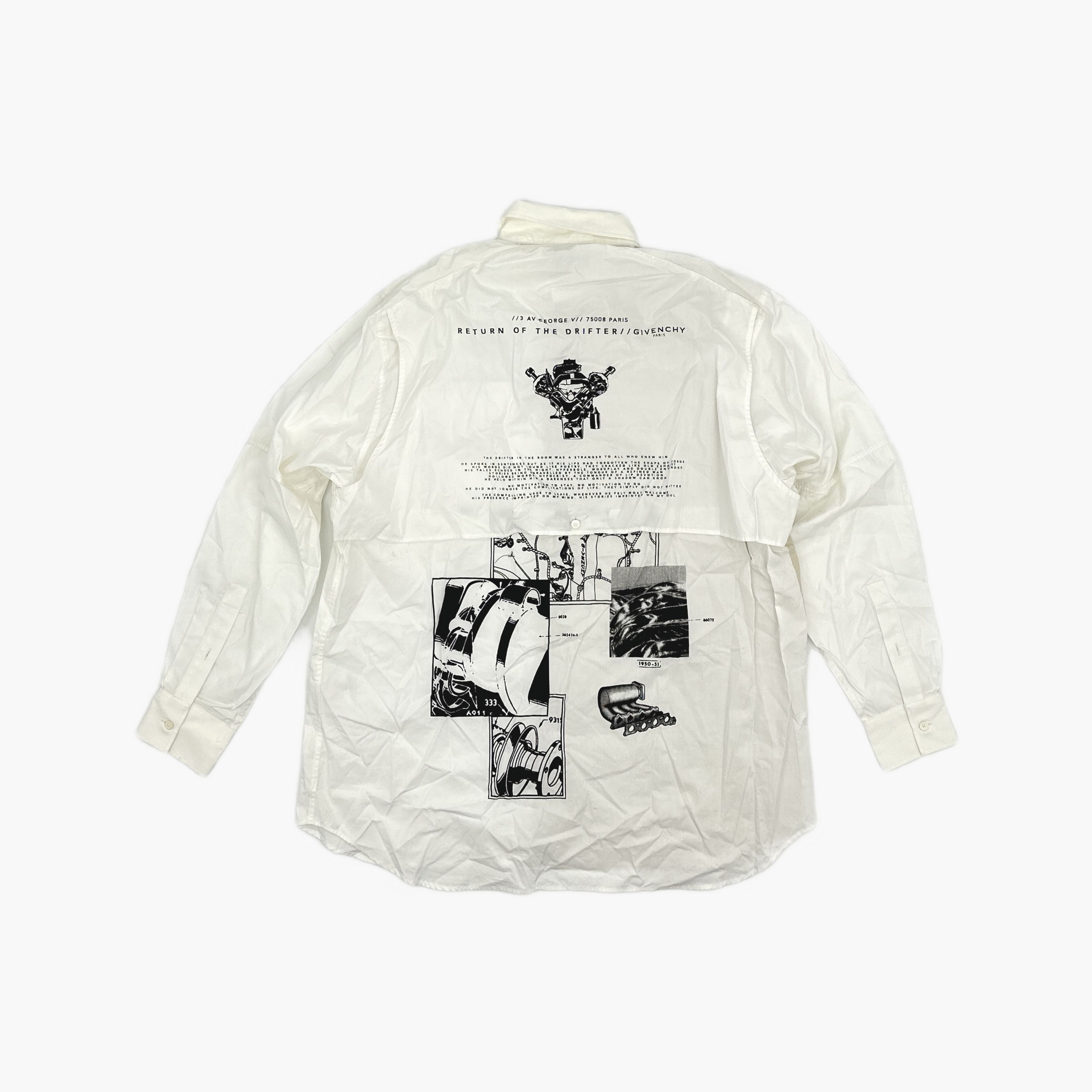 Givenchy Givenchy Return of the Drifter Graphic Shirt Size M Size US M / EU 48-50 / 2 - 2 Thumbnail