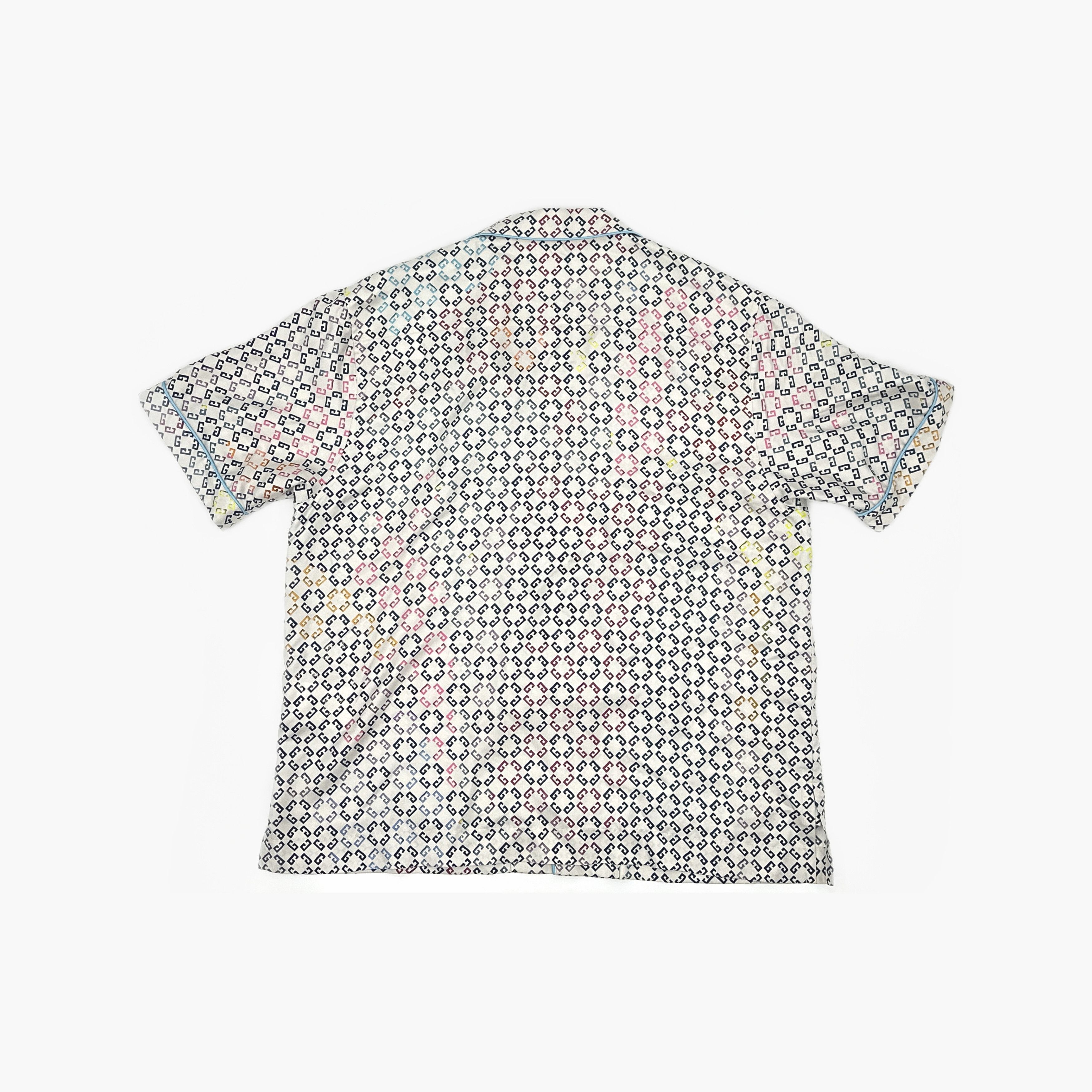 Givenchy Givenchy Logo Print Silk Short Sleeve Shirt 42 Size US XS / EU 42 / 0 - 2 Thumbnail