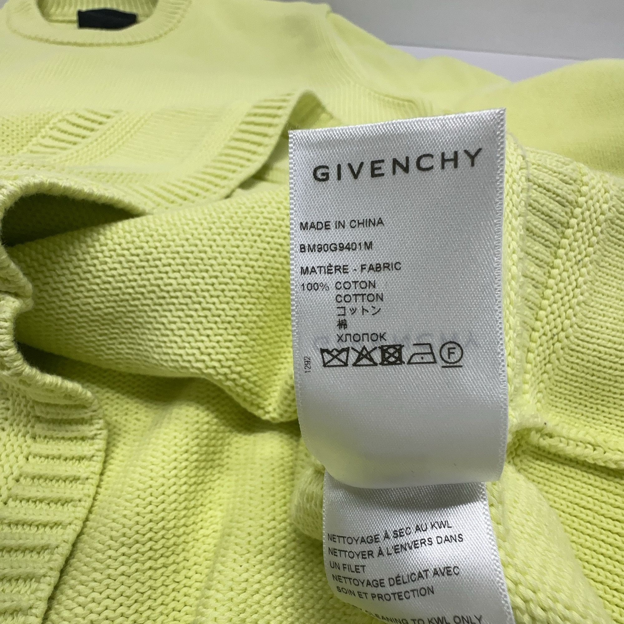 Givenchy Givenchy Logo Knit Sweater Size XL Size US XL / EU 56 / 4 - 3 Thumbnail