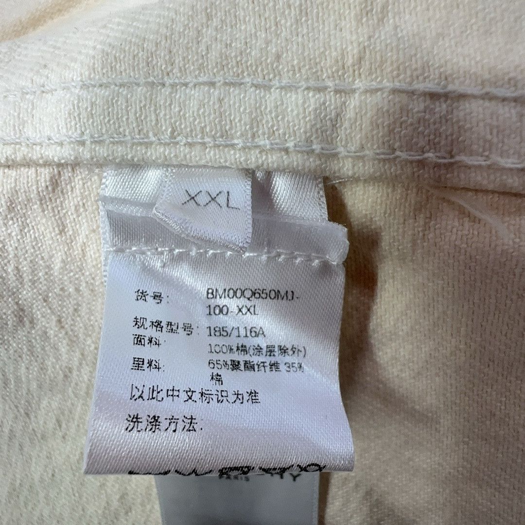 Givenchy Givenchy Cracked White Denim Jacket Size XXL Size US XXL / EU 58 / 5 - 4 Thumbnail