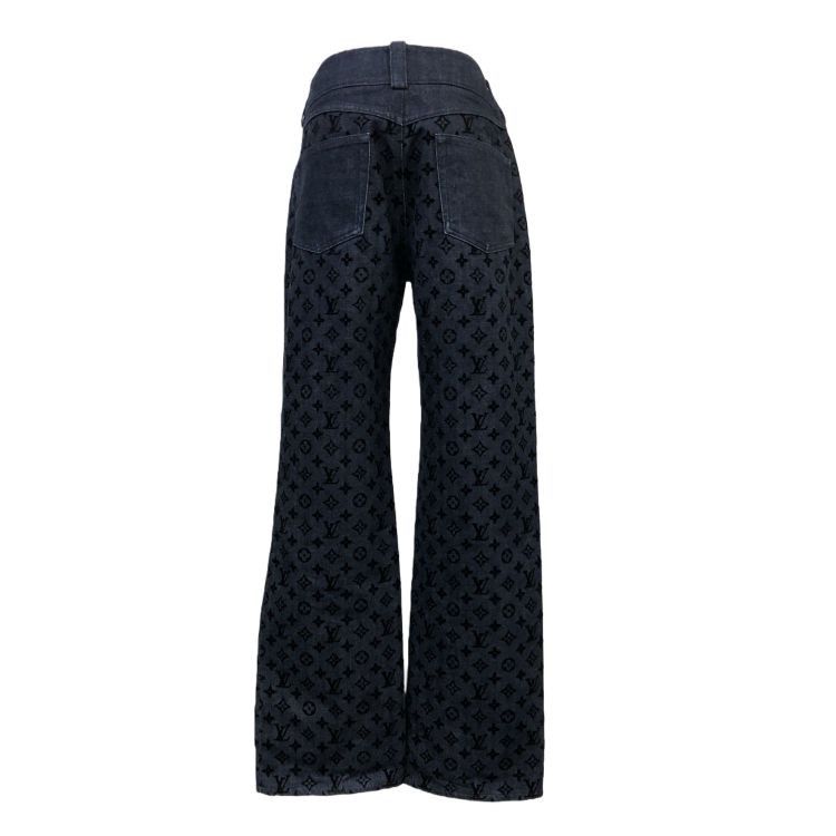 Louis Vuitton Louis Vuitton Monogram Denim Jeans Size 38 Size 27" / US 4 / IT 40 - 2 Thumbnail