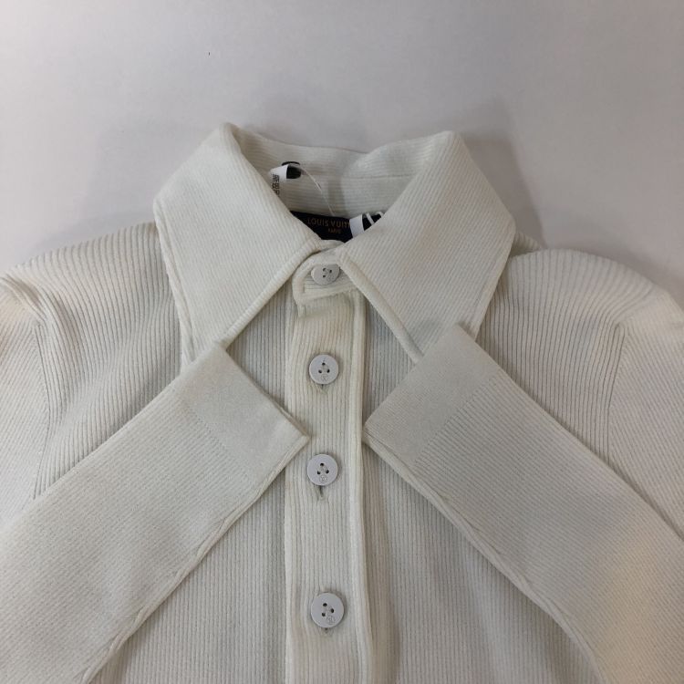 Louis Vuitton Louis Vuitton Ribbed Knit Polo Top Size XS Size XS / US 0-2 / IT 36-38 - 9 Thumbnail