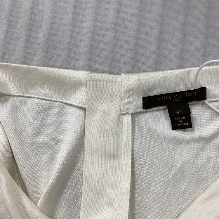 Louis Vuitton Louis Vuitton Two-Tone Silk Dress Size 40 Size M / US 6-8 / IT 42-44 - 8 Thumbnail