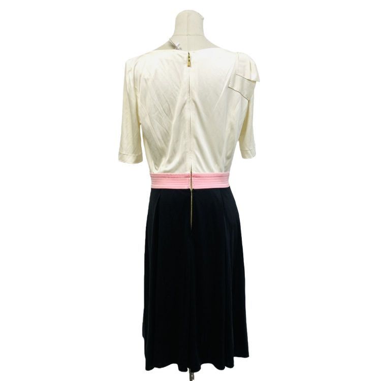 Louis Vuitton Louis Vuitton Two-Tone Silk Dress Size 40 Size M / US 6-8 / IT 42-44 - 2 Thumbnail