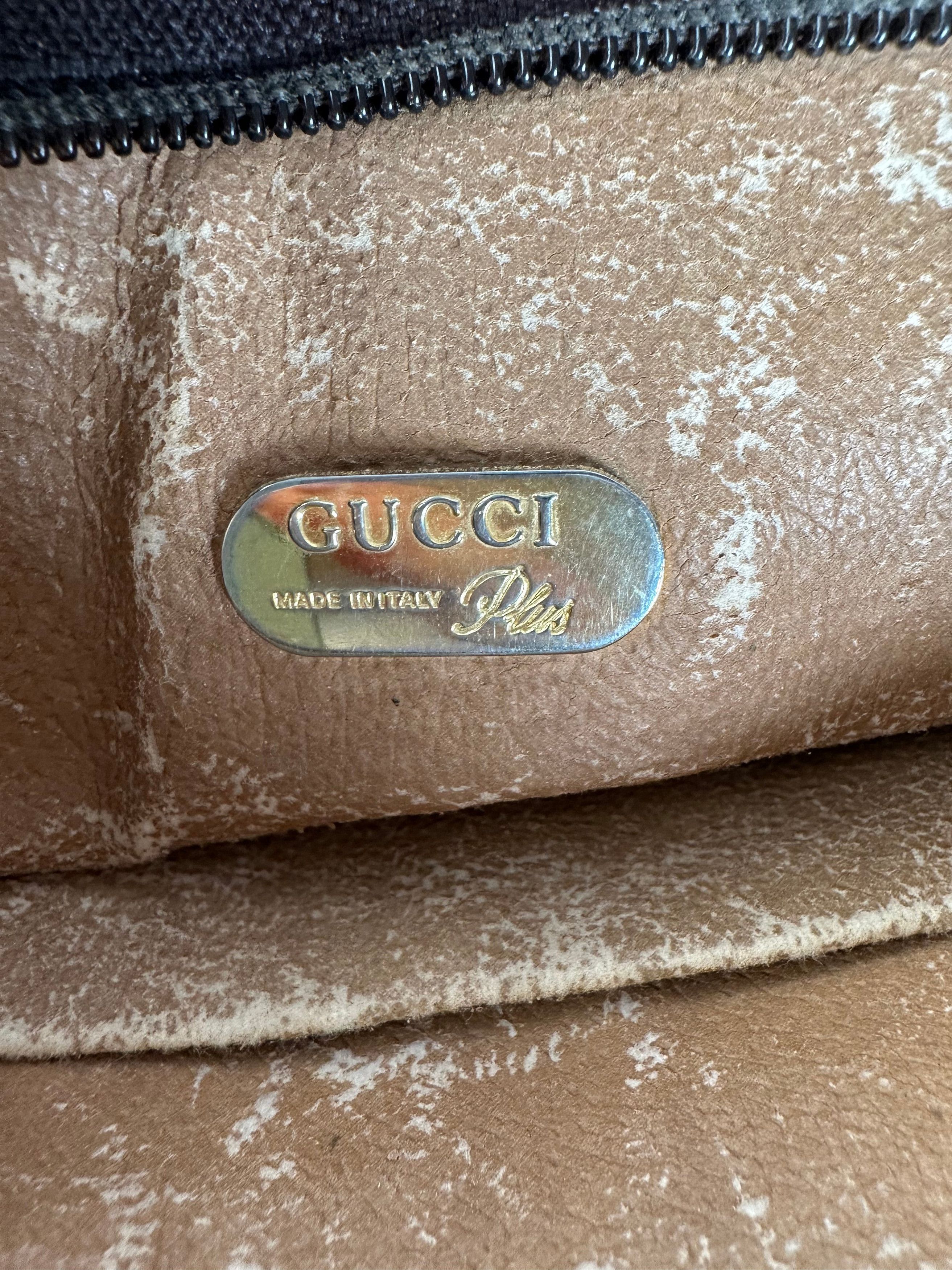 Gucci Vintage GG Plus Canvas Clutch Beige Size ONE SIZE - 6 Thumbnail