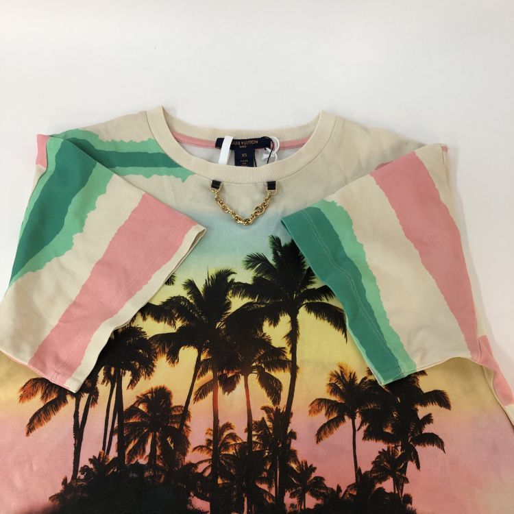 Louis Vuitton Louis Vuitton Palm Tree Tropical Print T-Shirt XS Size US XS / EU 42 / 0 - 10 Thumbnail