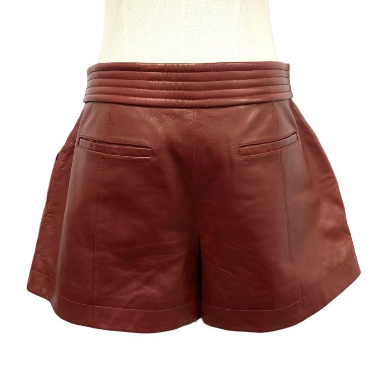 Louis Vuitton Louis Vuitton Lambskin Shorts Size 38 Size 27" / US 4 / IT 40 - 2 Thumbnail