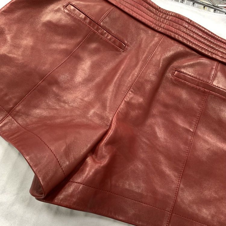 Louis Vuitton Louis Vuitton Lambskin Shorts Size 38 Size 27" / US 4 / IT 40 - 8 Thumbnail