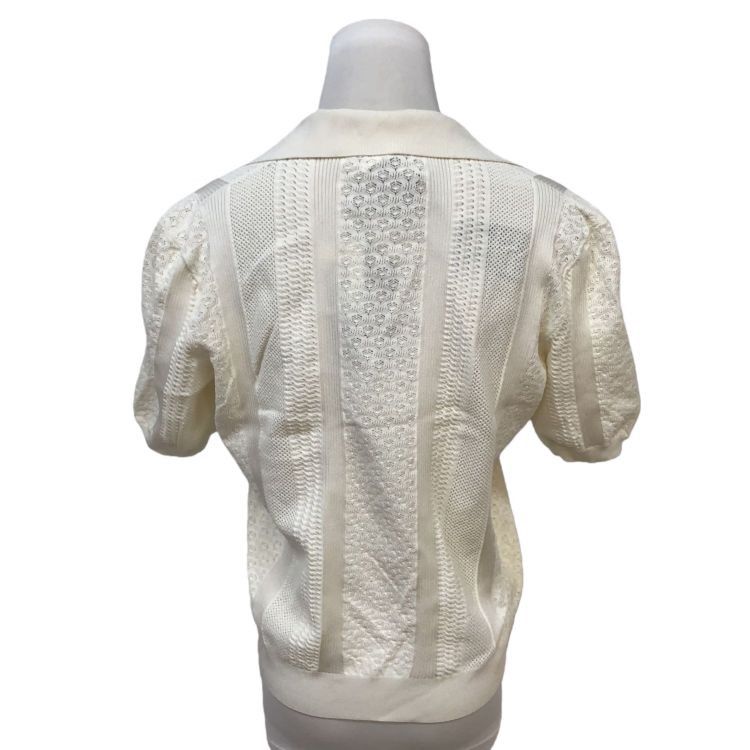 Louis Vuitton Louis Vuitton Textured Knit Polo Size L Size L / US 10 / IT 46 - 2 Thumbnail