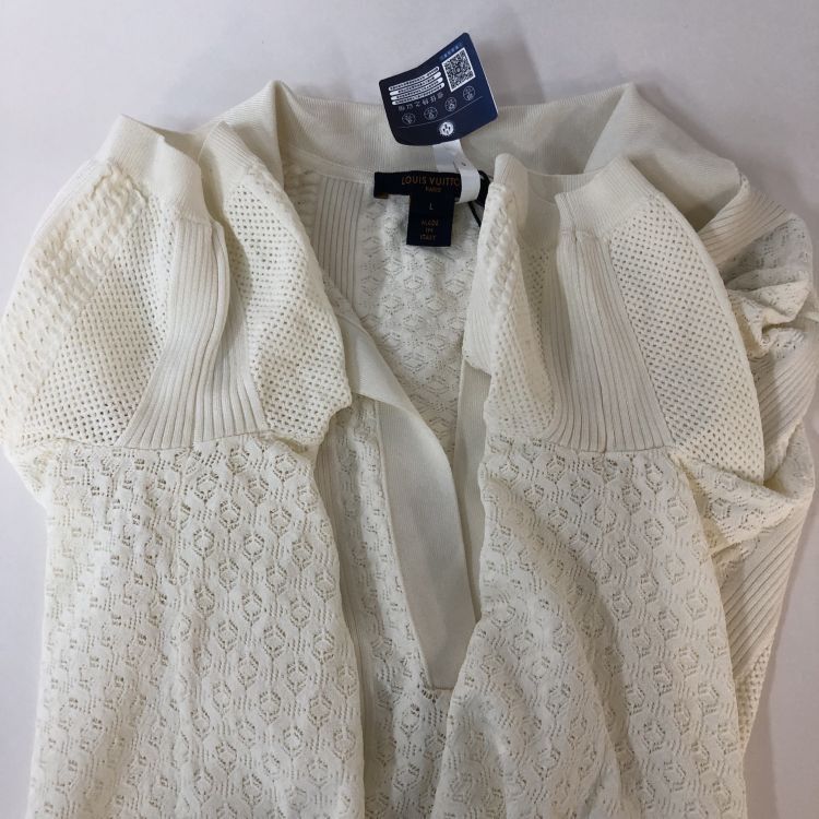 Louis Vuitton Louis Vuitton Textured Knit Polo Size L Size L / US 10 / IT 46 - 9 Thumbnail
