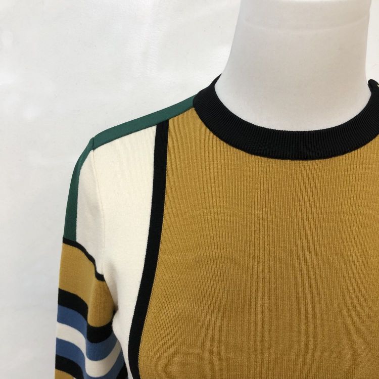 Louis Vuitton Louis Vuitton Colorblock Knit Sweater Size S Size S / US 4 / IT 40 - 5 Thumbnail