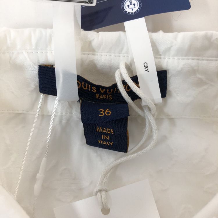 Louis Vuitton Louis Vuitton Monogram Textured Button Up Shirt Size 36 Size XS / US 0-2 / IT 36-38 - 3 Thumbnail