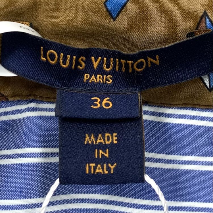 Louis Vuitton Louis Vuitton Monogram Collar Striped Shirt Dress Size 36 Size XS / US 0-2 / IT 36-38 - 3 Thumbnail